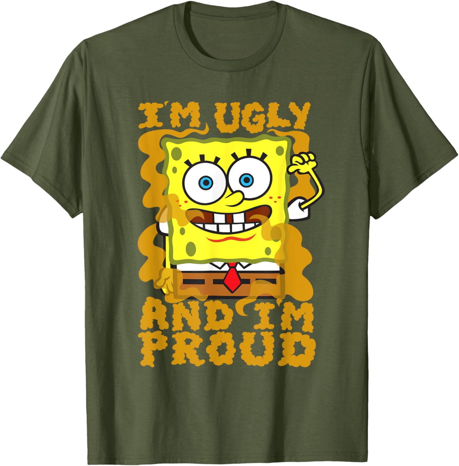 Mademark SpongeBob Im Ugly and Proud Funny T-Shirt for Men and Women - 19