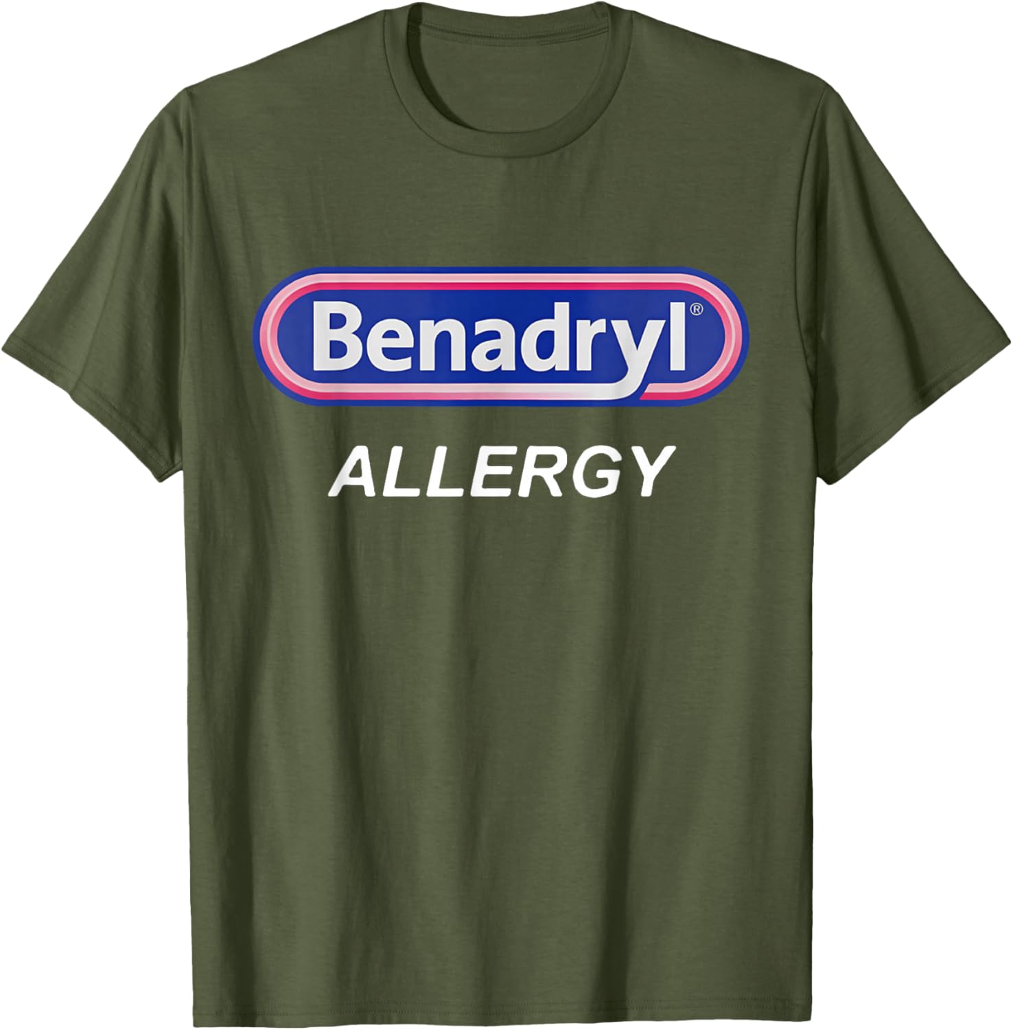 Benadryl Allergy Funny Nurse T-Shirt for Pharmacy Halloween Costume - 6