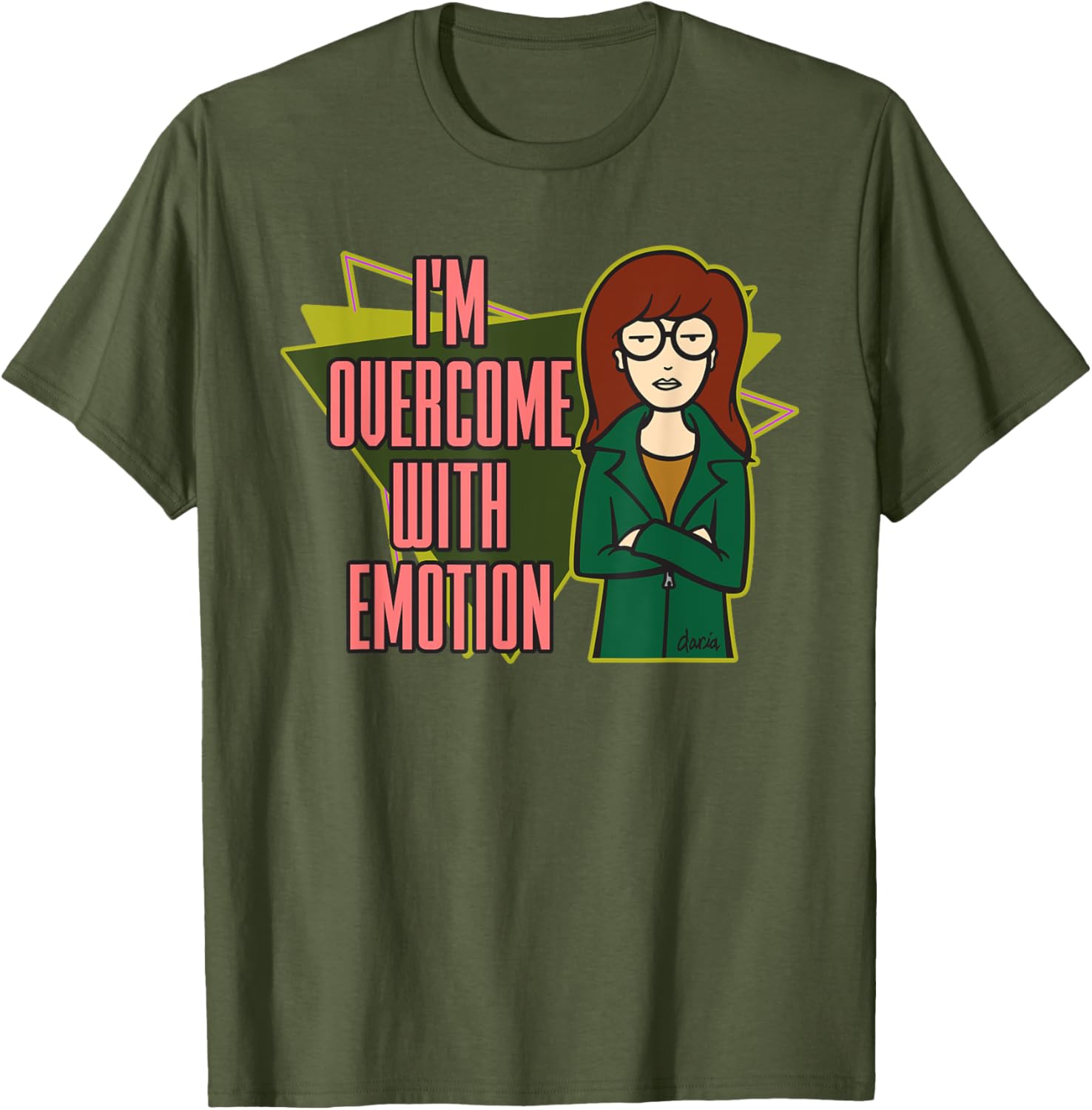 Mademark x Daria Emotion Graphic T-Shirt for Trendy Casual Style - 5