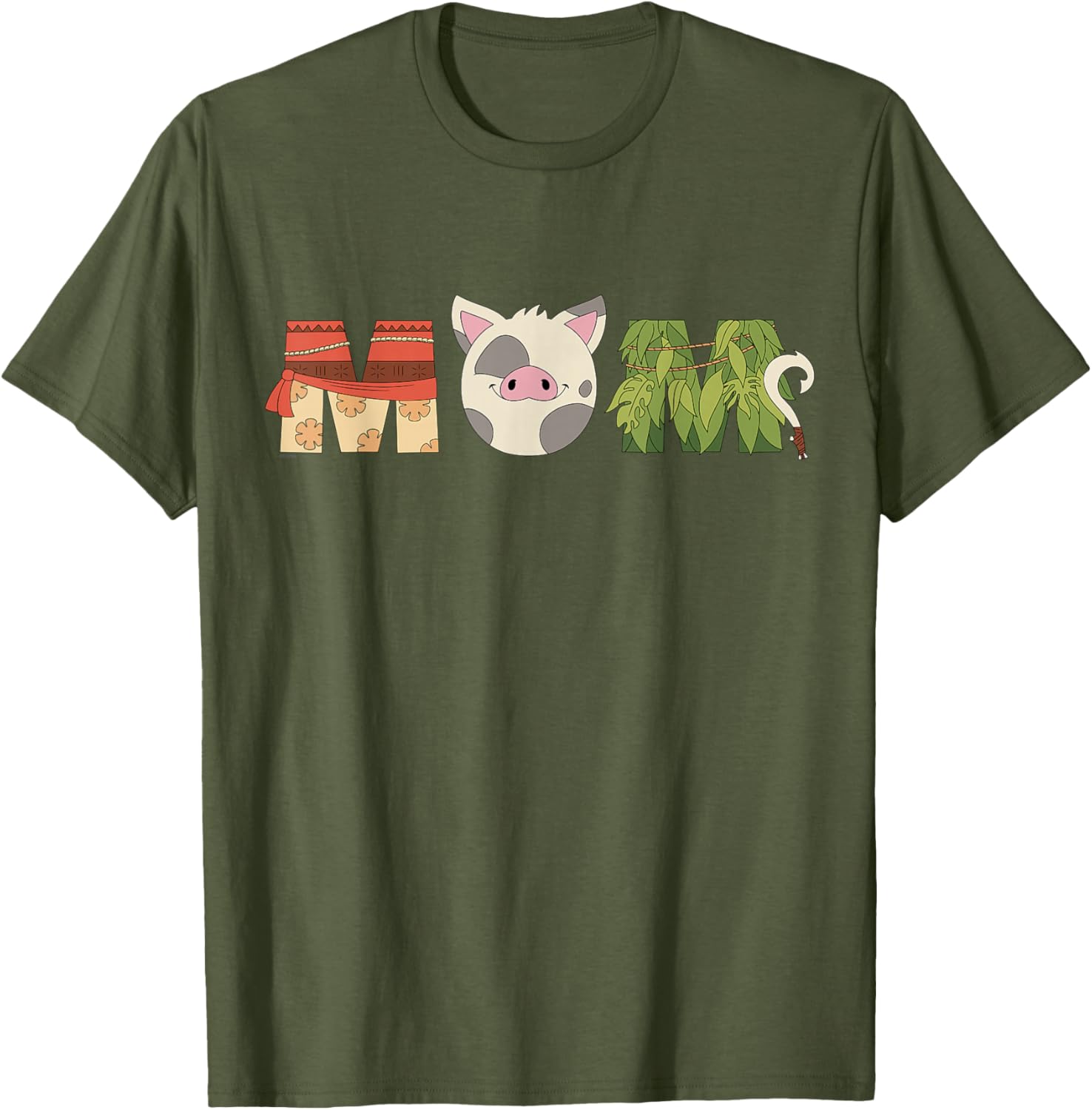 Disney Moana Best Mom T-Shirt featuring Pua and Maui for Mother's Day - 21