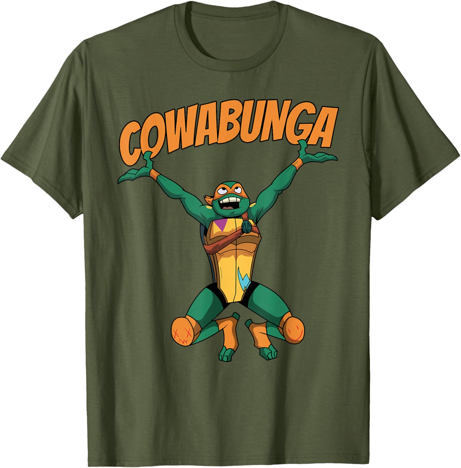 Mademark Teenage Mutant Ninja Turtles Mikey Cowabunga T-Shirt for Kids - 17