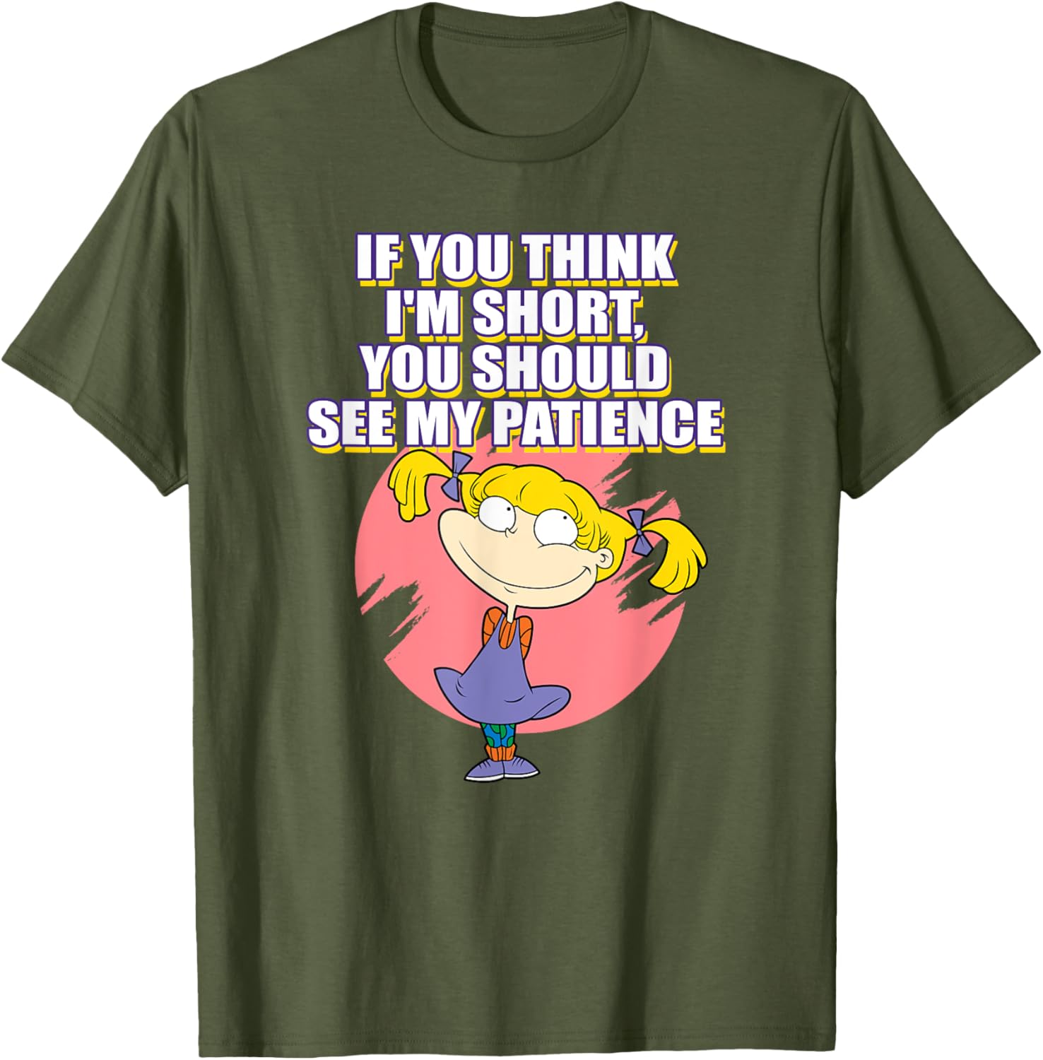 Mademark x Rugrats Angelica Patience T-Shirt for Trendy Kids Fashion - 15