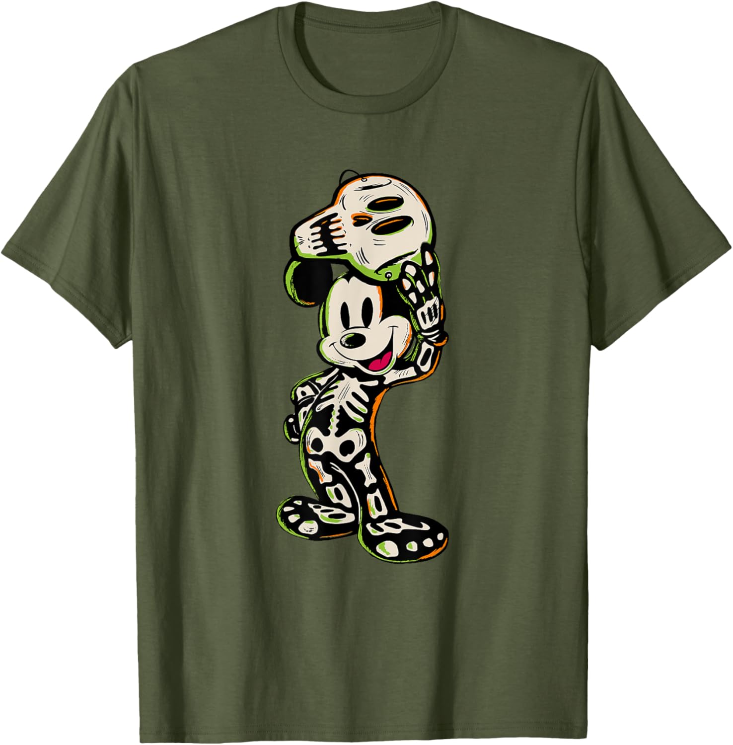 Disney Mickey Skeleton Halloween T-Shirt for Kids and Adults - 8