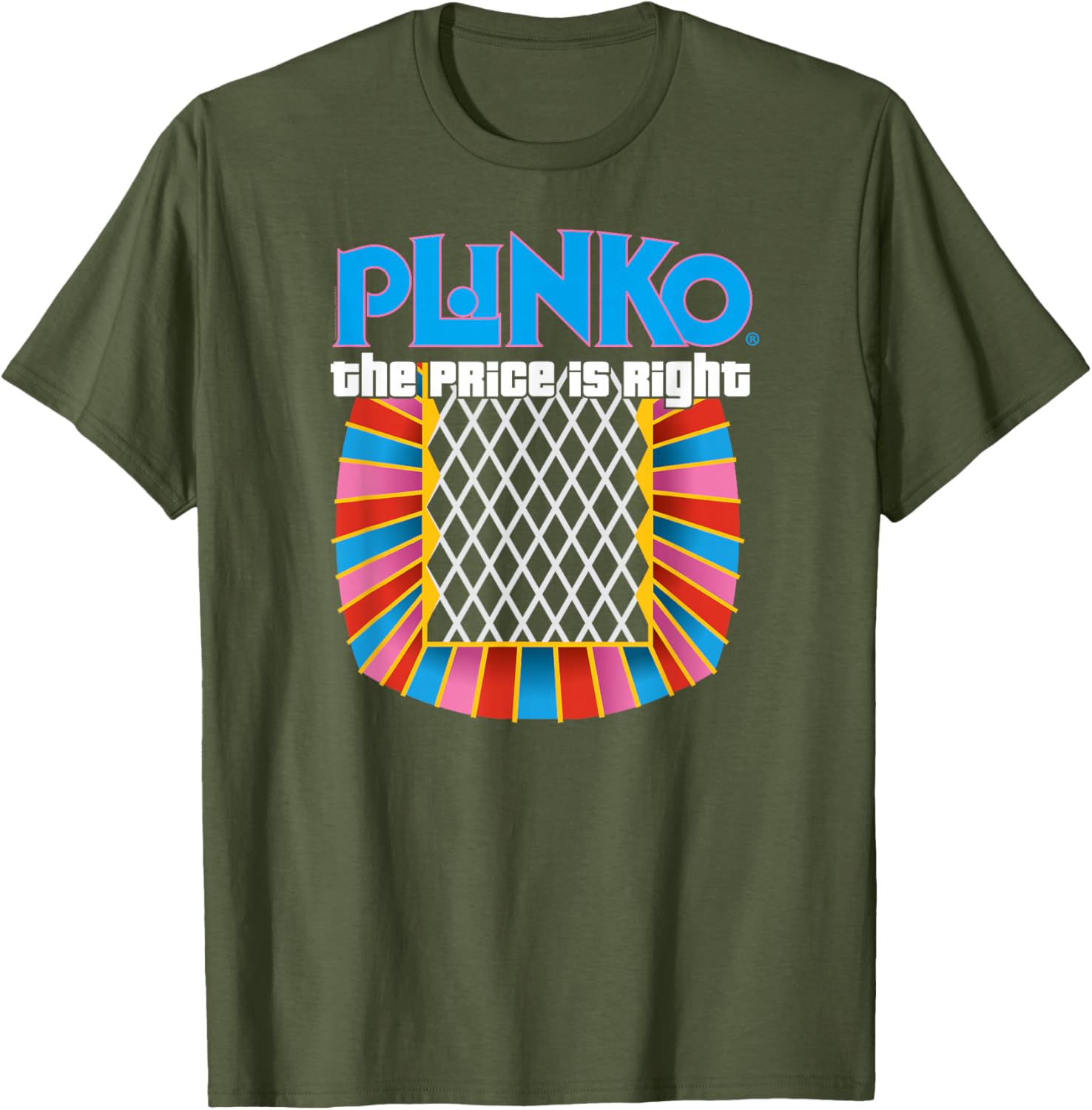 Price is Right Unisex Adults Black Plinko T-Shirt for Fun Game Lovers - 3