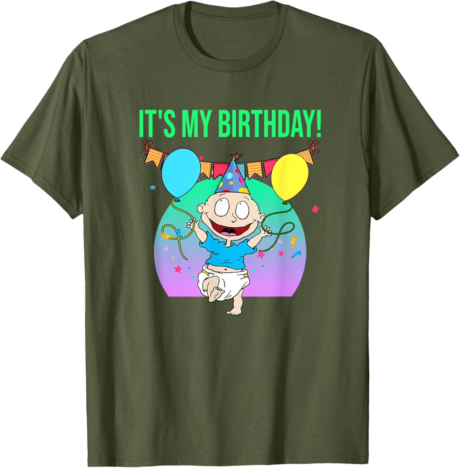 Mademark Rugrats Tommy Pickles Birthday T-Shirt for Kids and Adults - 6