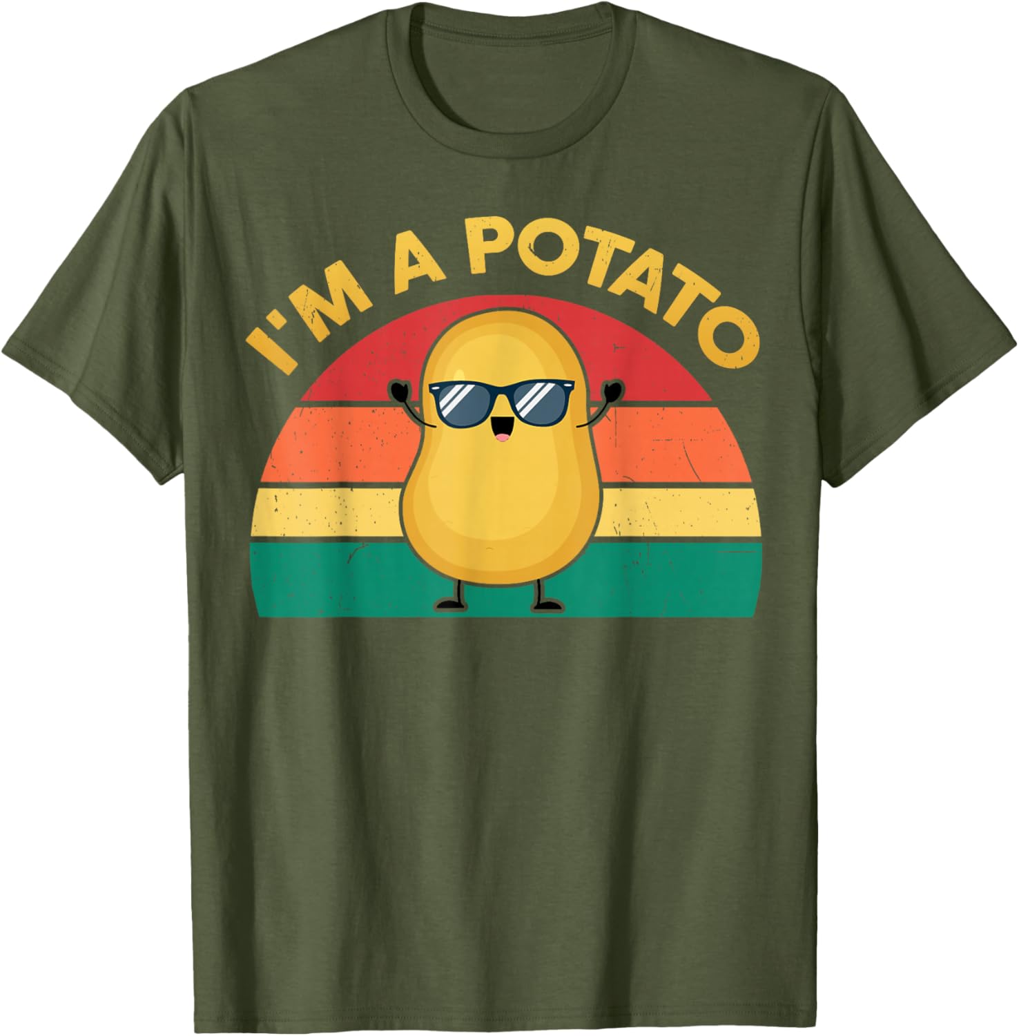 Funny I'm A Potato T-Shirt for Kids - Cute Graphic Tee for Boys and Girls - 11
