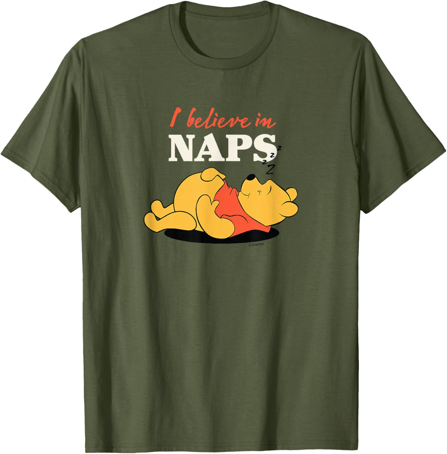 Winnie the Pooh I Believe in Naps T-Shirt for Cozy Comfort Lovers - 6