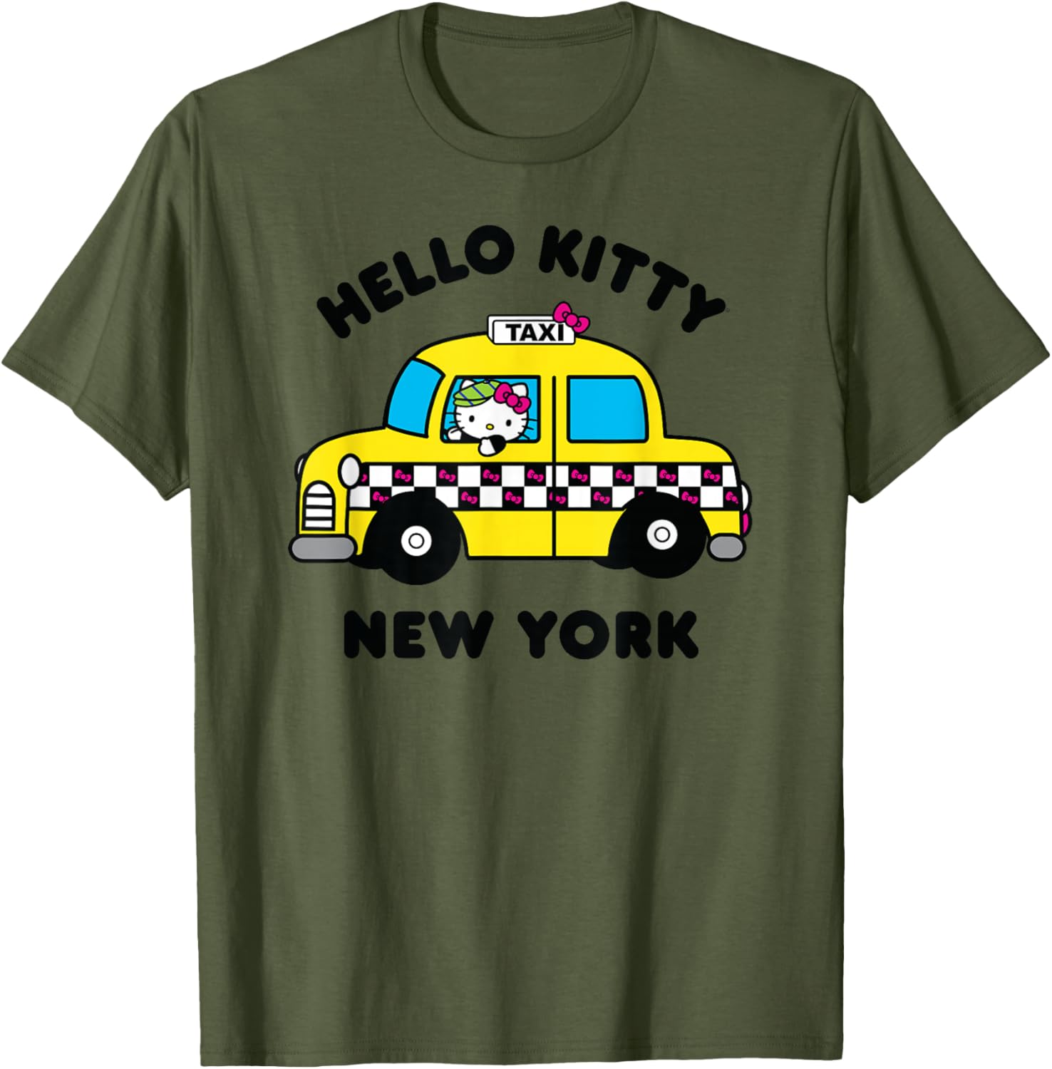 Hello Kitty New York Taxi T-Shirt Fun Gift for Cat Lovers and Tourists - 6