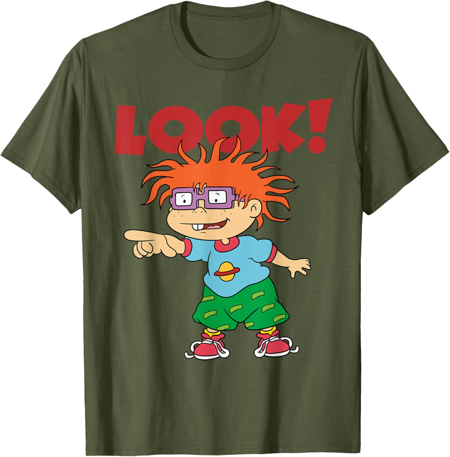 Mademark Rugrats Chuckie Finster Look T-Shirt for Kids and Adults - 9