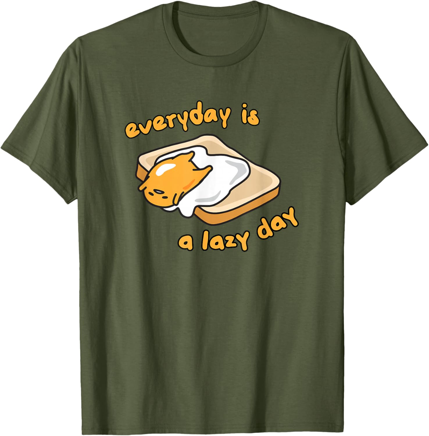 Gudetama Lazy Day T-Shirt for Relaxed Comfort and Fun Style - 2
