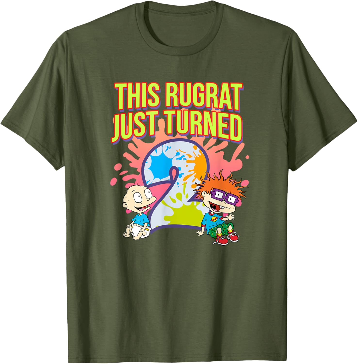 Mademark Rugrats 2nd Birthday Outfit Cute T-Shirt for Celebrating Fun - 7
