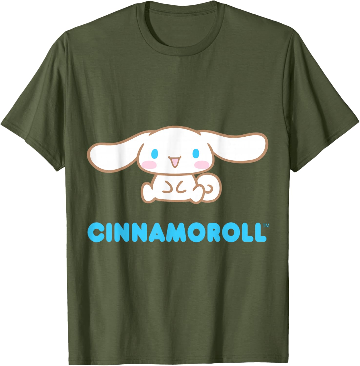 Cinnamoroll Front and Back T-Shirt in Black - Stylish Sanrio Apparel - 20