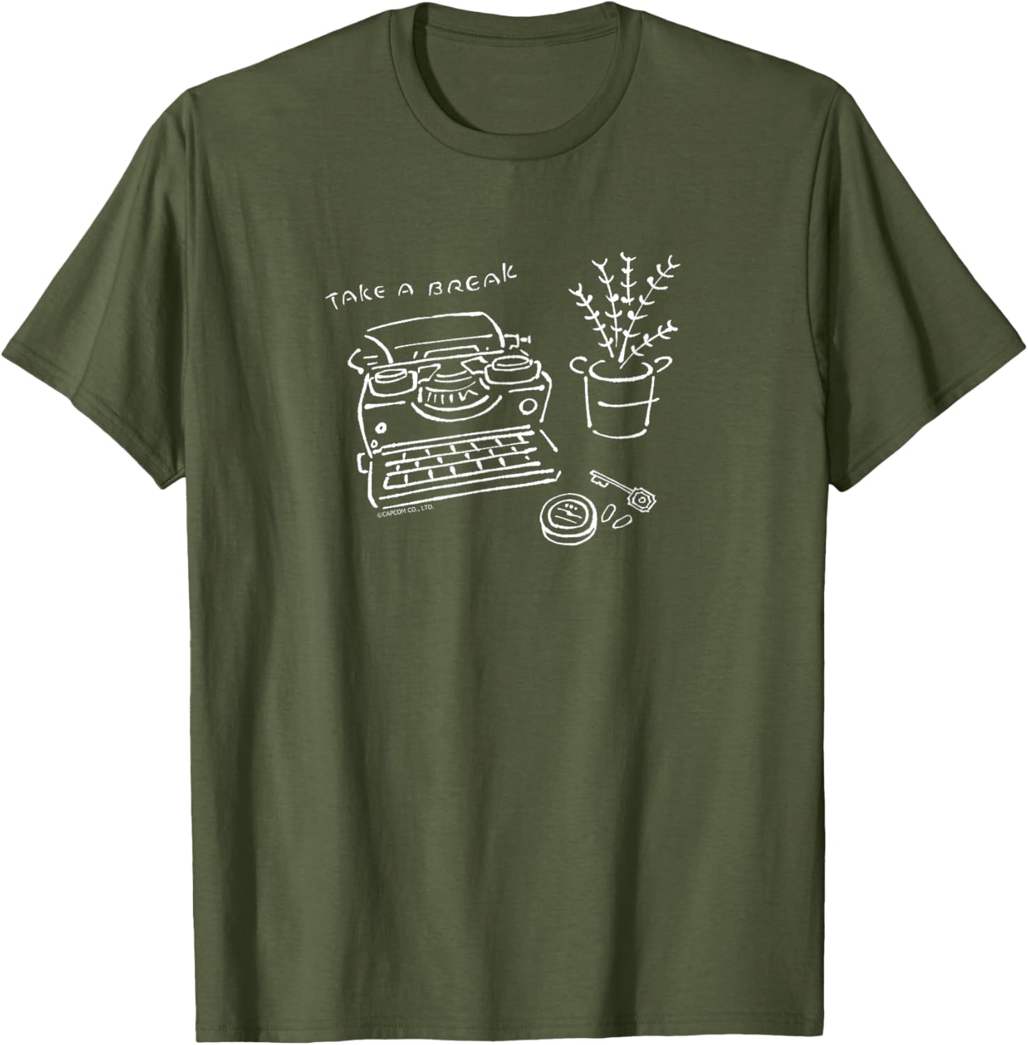 RESIDENT EVIL Line Art A T-Shirt for Fans of Gaming and Style - 7