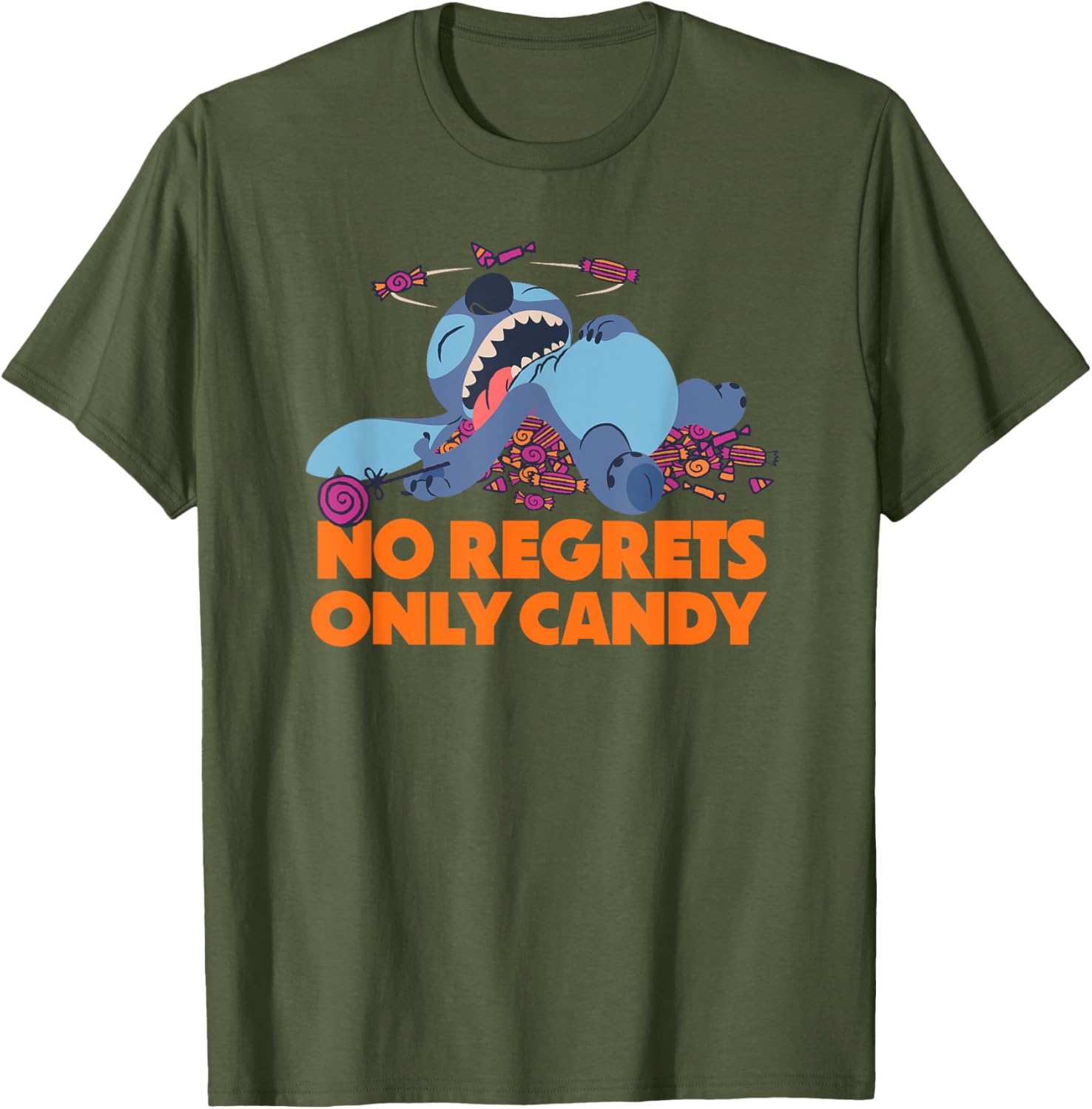 Amazon Essentials Halloween No Regrets Only Candy T-Shirt for Fun Celebrations - 4