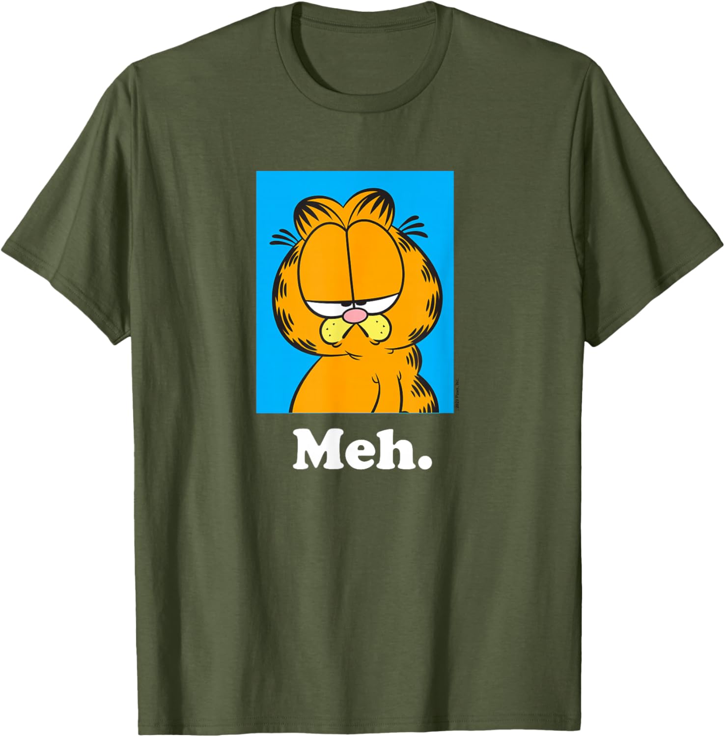 Garfield Meh T-Shirt for Fun Lovers - Stylish Apparel for All Ages - 8