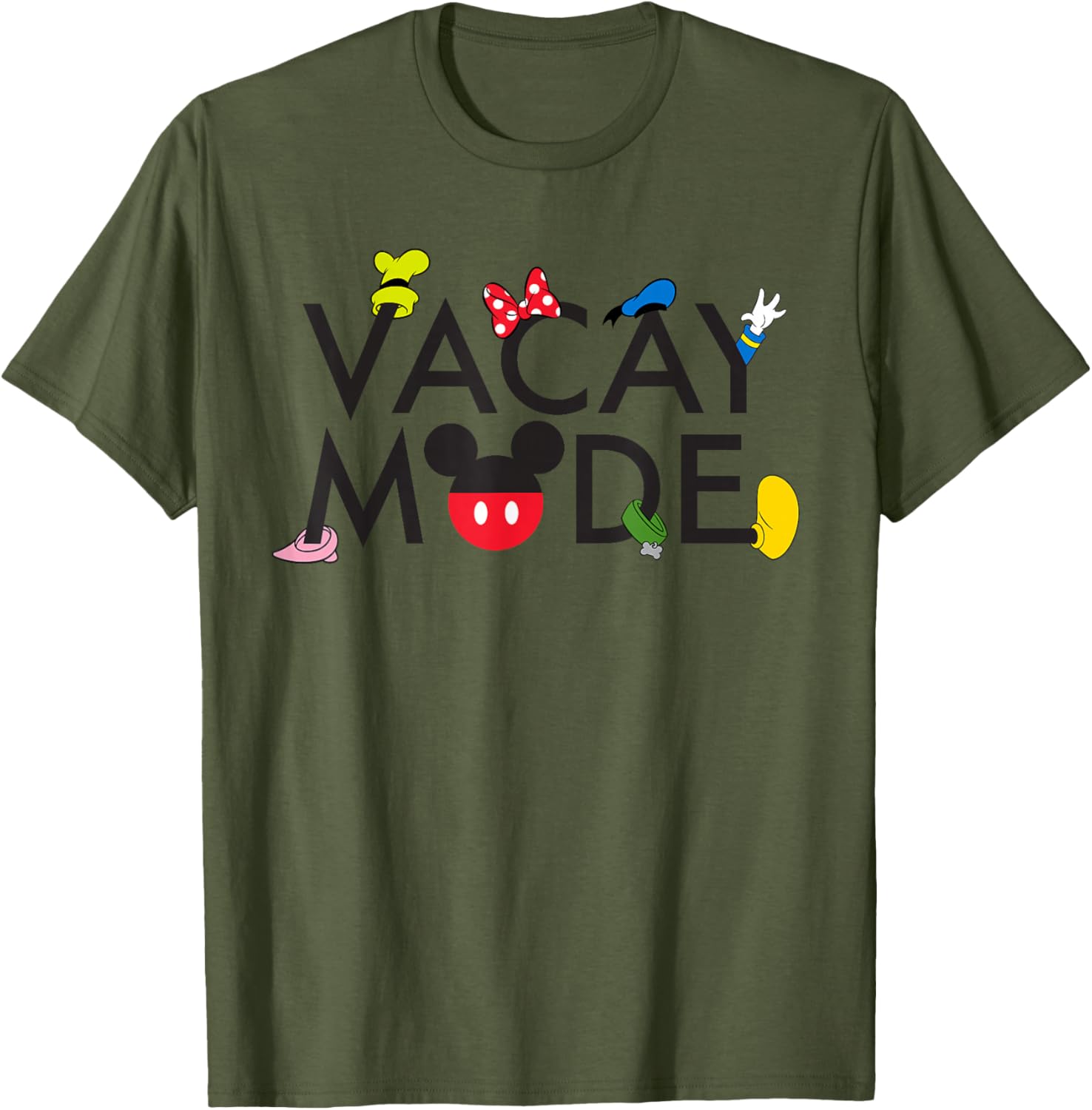 Disney Characters Vacay Mode T-Shirt for Fun Summer Adventures - 3