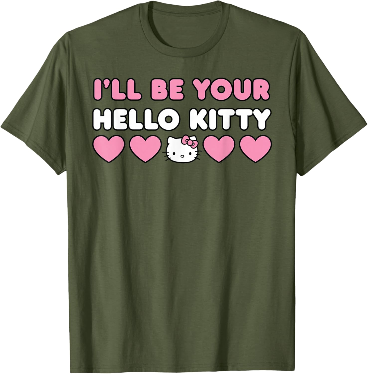 Cute Hello Kitty Couples Matching Valentine's Day T-Shirt for Lovers - 5