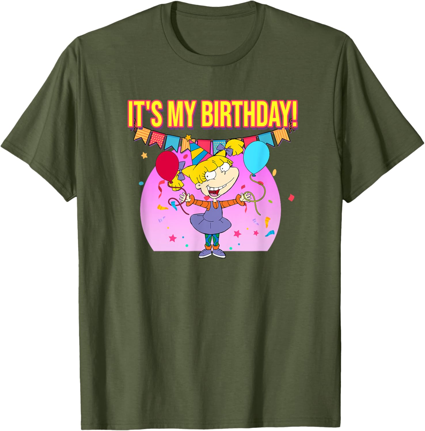 Mademark x Rugrats Angelica Pickles Birthday T-Shirt Fun Kids Apparel - 19