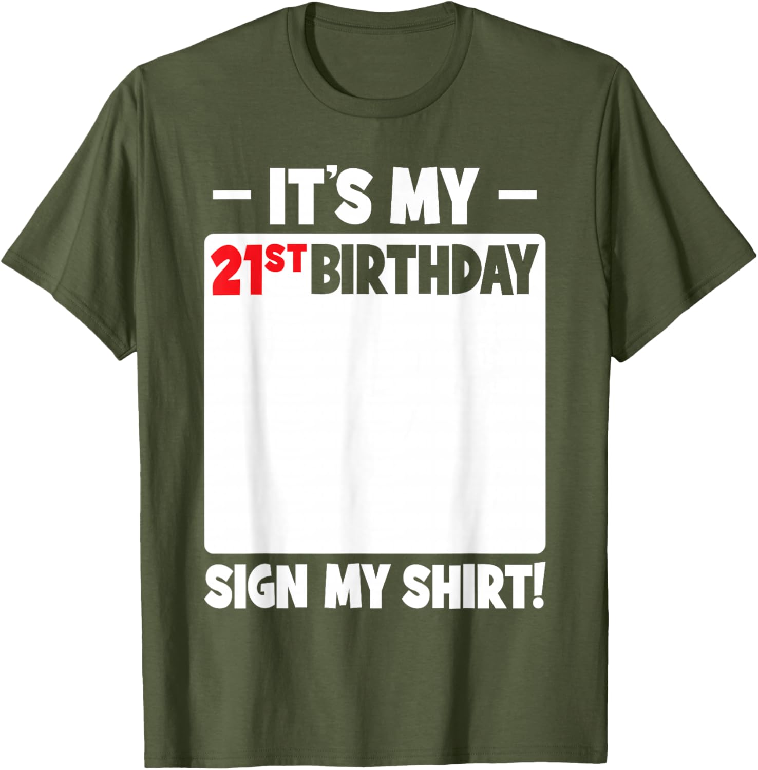Funny 21st Birthday T-Shirt for Men and Women - Celebrate in Style - 26