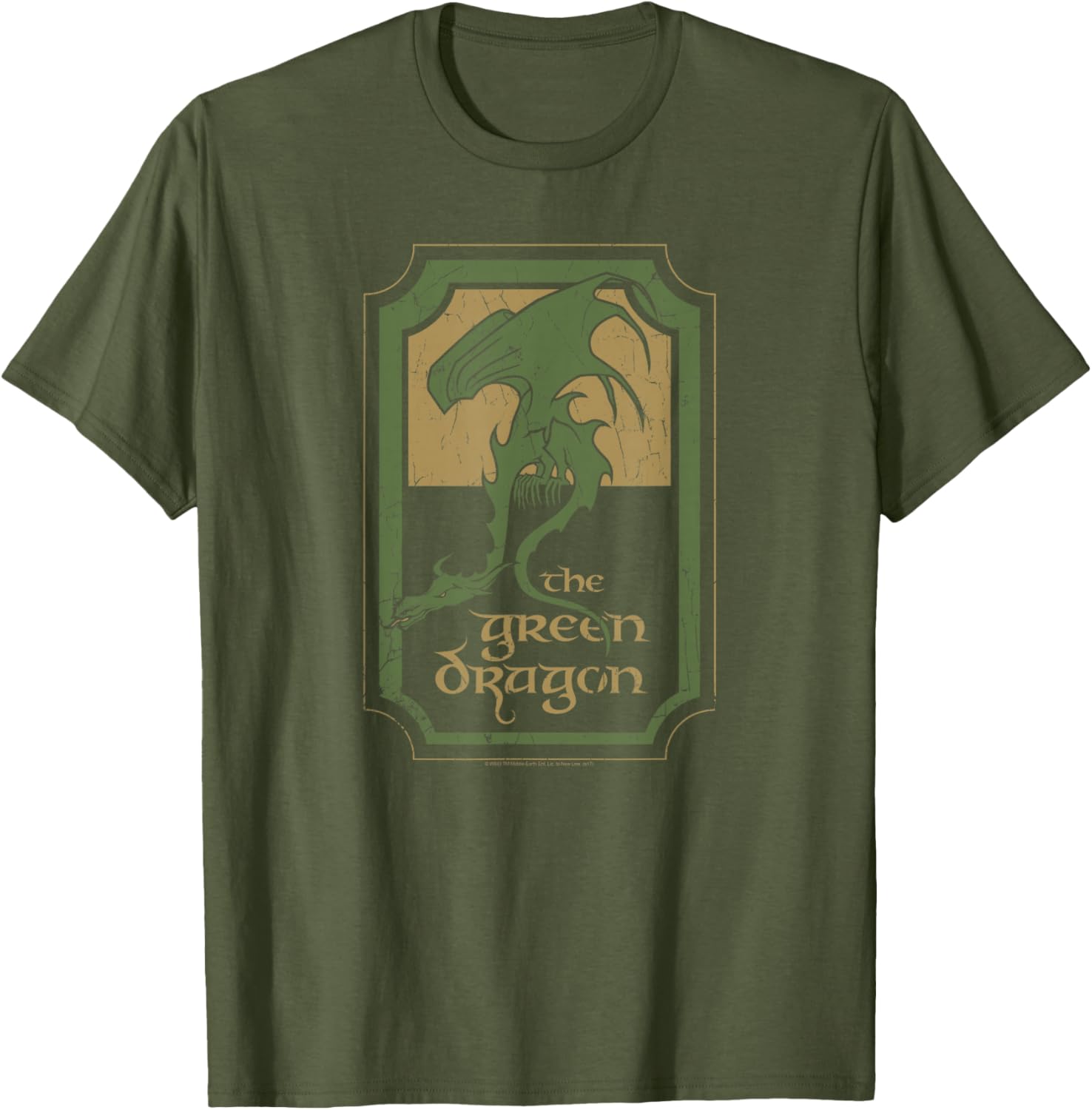 Lord of the Rings Green Dragon Tavern T-Shirt for Fans and Collectors - 1