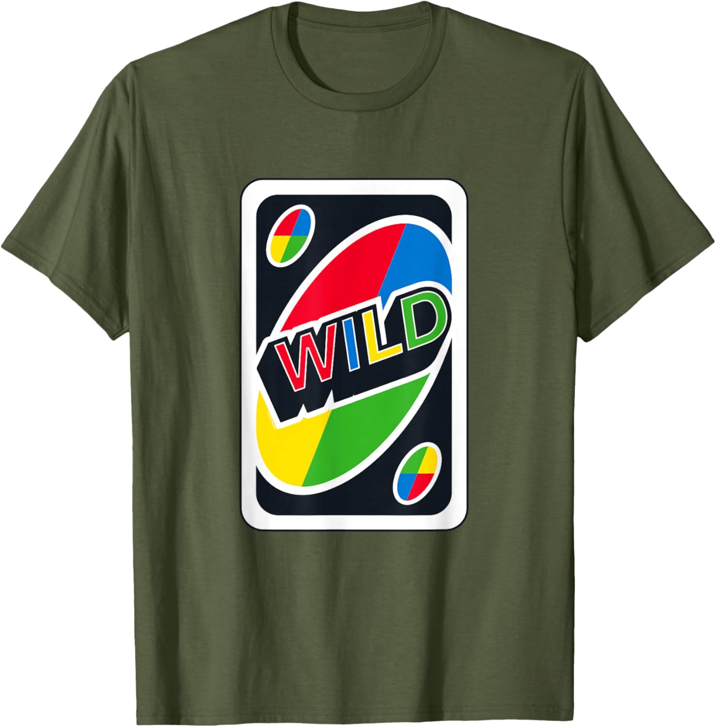 UNO Wild Card T-Shirt Fun Graphic Tee for Gamers and Casual Wear - 8