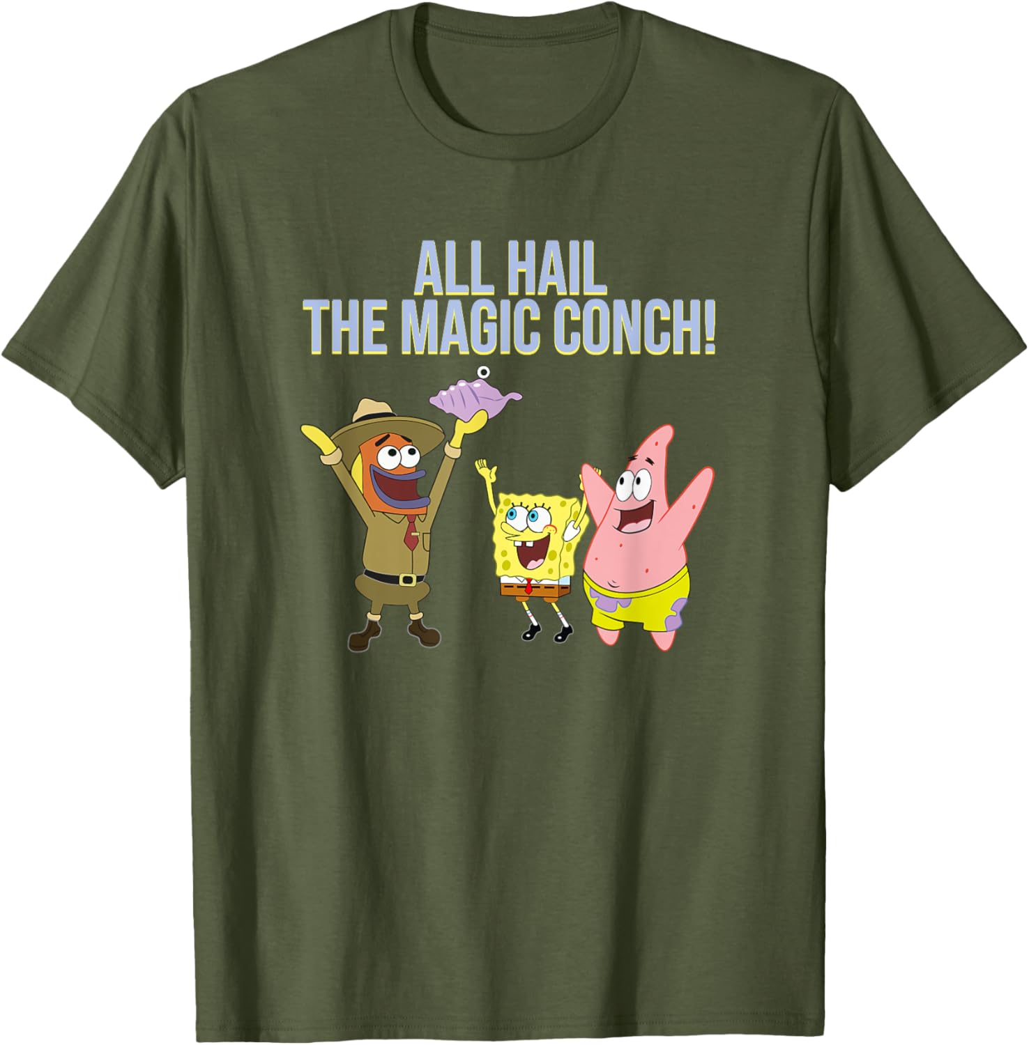 Mademark SpongeBob SquarePants Magic Conch T-Shirt for Fun Fans - 8
