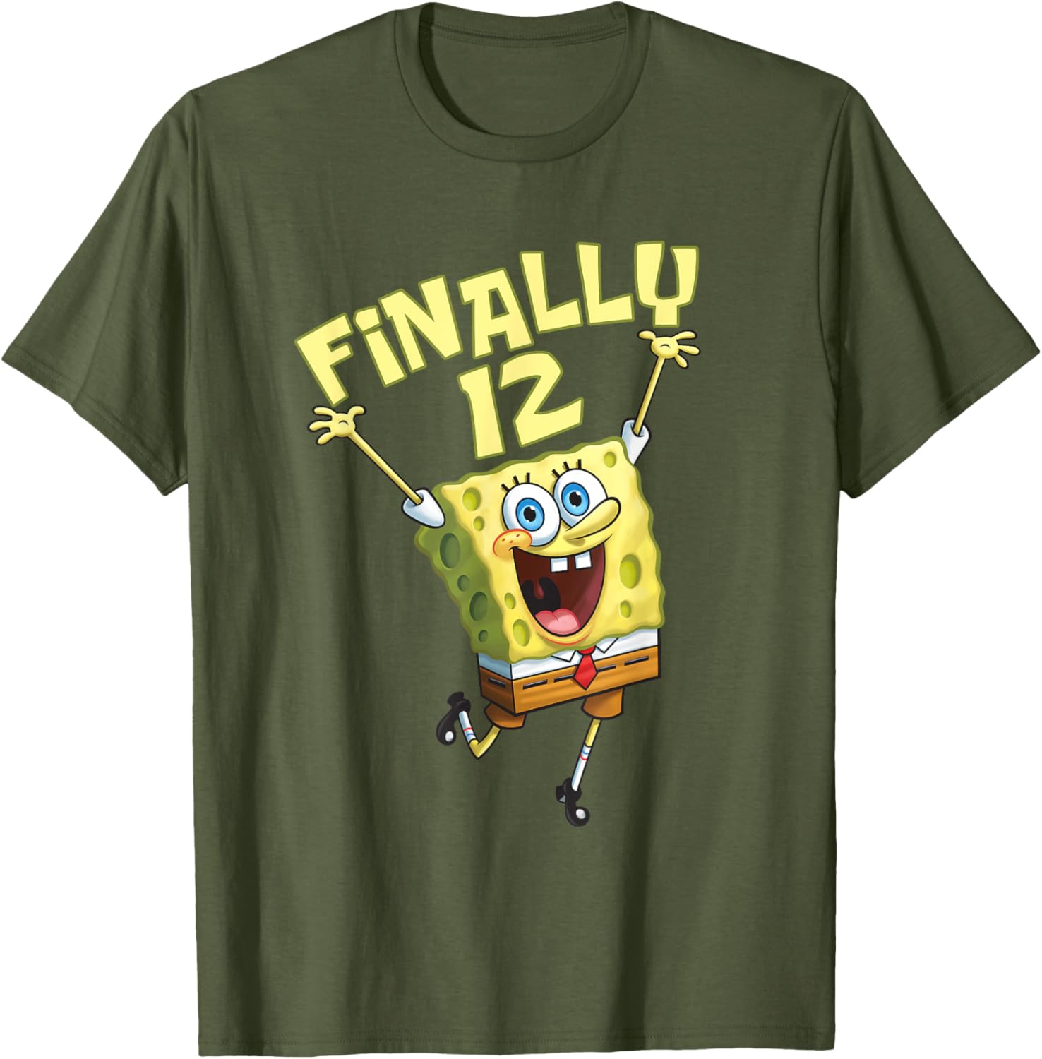 Mademark x SpongeBob SquarePants 12th Birthday T-Shirt for Kids - 17