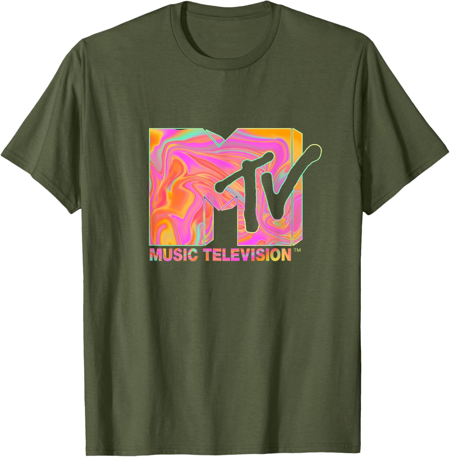Mademark x MTV Retro Logo T-Shirt in 70s 80s Hippie Style Fashion - 20