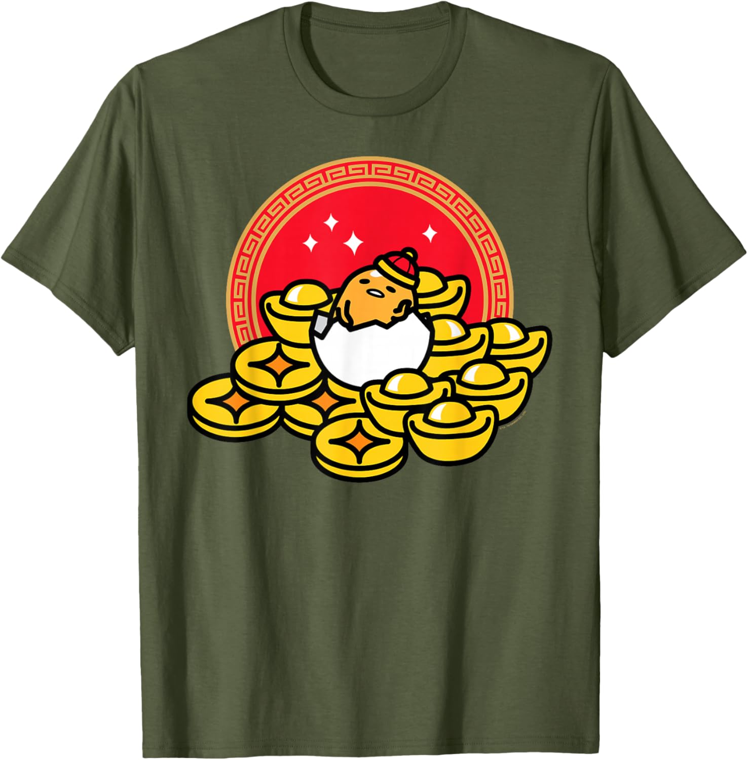 Gudetama the Lazy Egg Lunar New Year T-Shirt for a Festive Celebration - 11