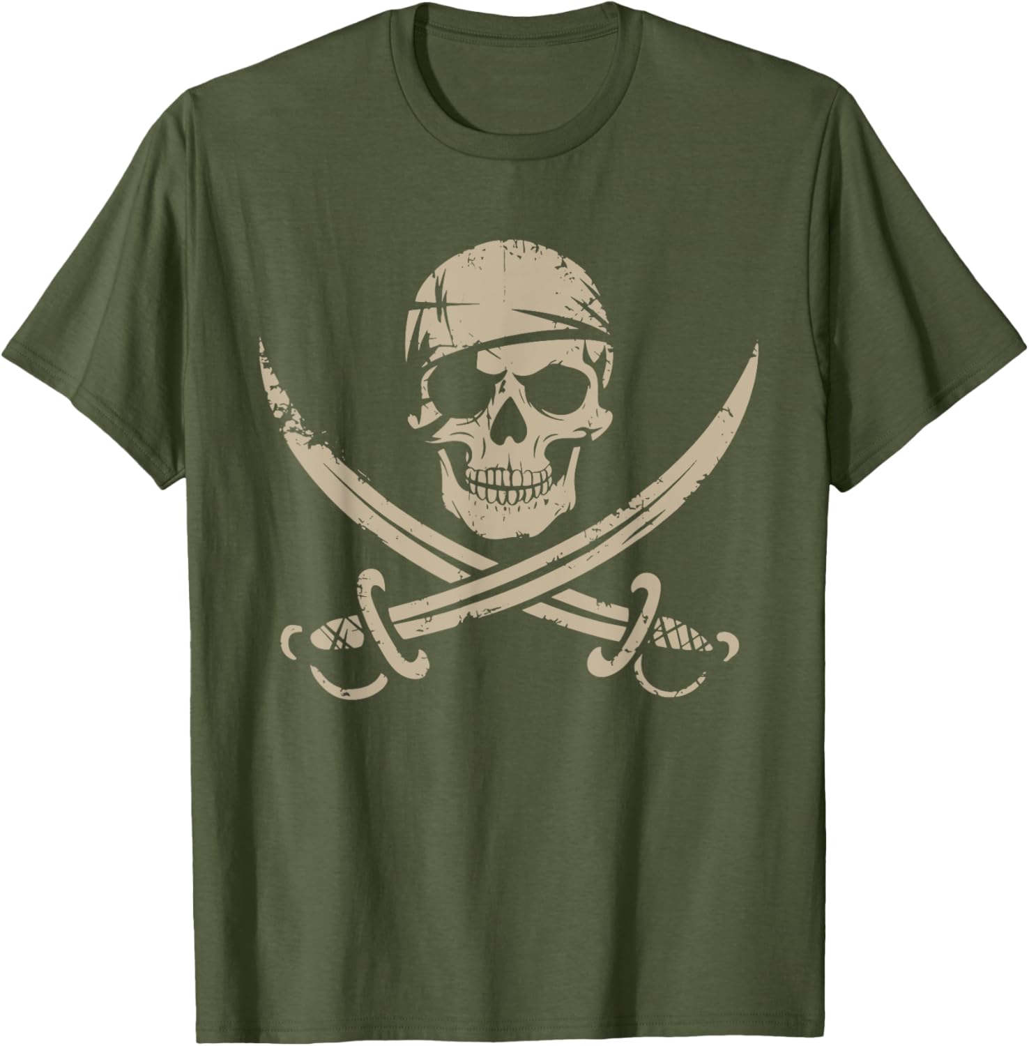 Pirate Skull Crossbones Skeleton Halloween T-Shirt for Boys - 15