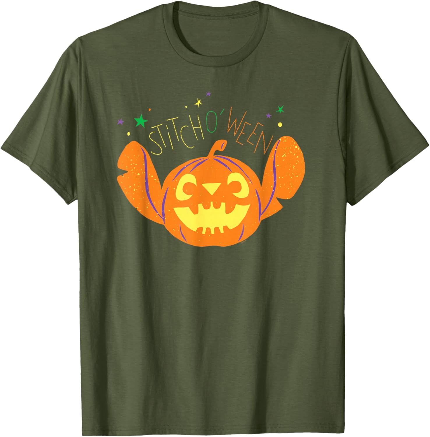 Lilo & Stitch Halloween T-Shirt Jack o' Lantern Design for Fun O'ween Celebrations - 5