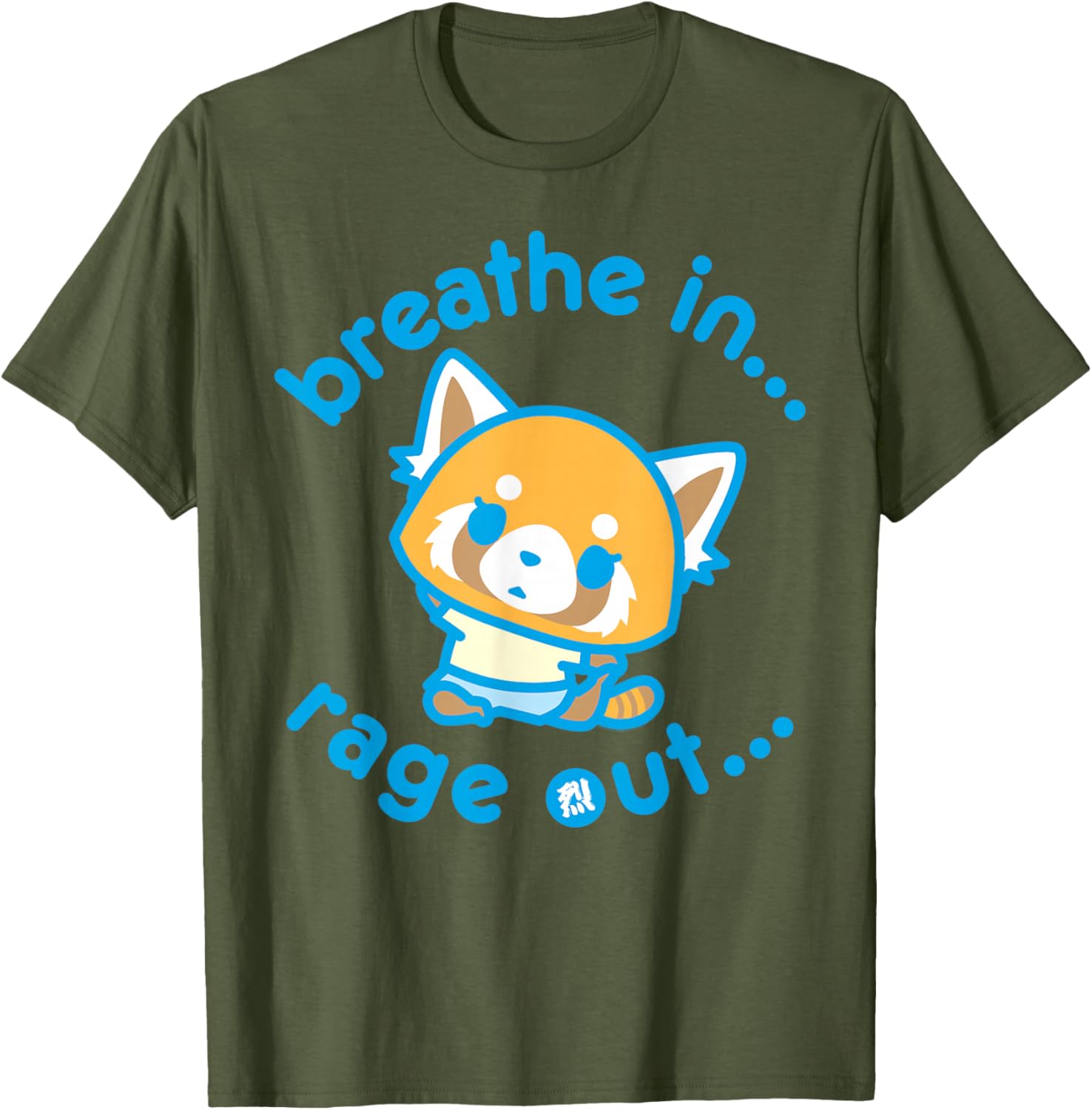 Aggretsuko Yoga Breathe In Rage Out T-Shirt for Fans and Yoga Lovers - 10