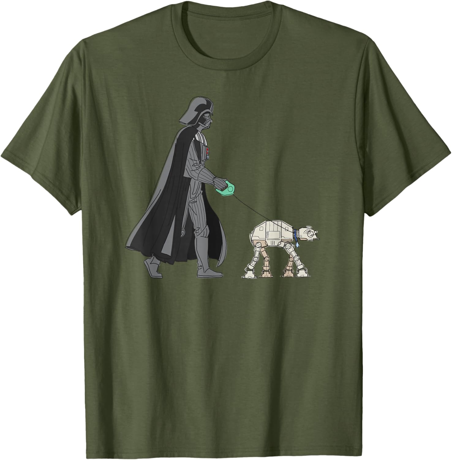 Darth Vader Dog Walker Meme T-Shirt for Star Wars Fans and Pets Lovers - 7