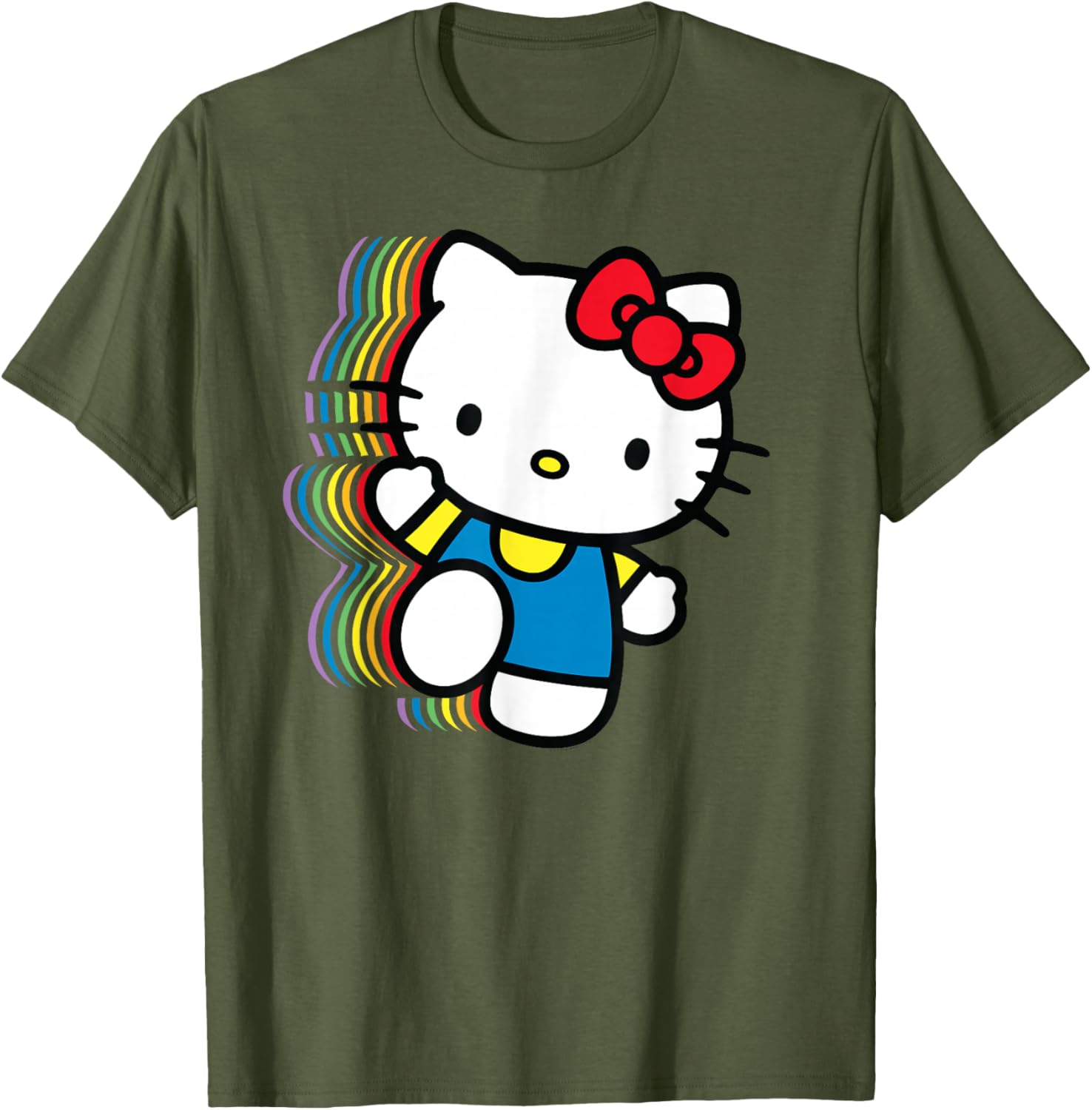 Hello Kitty Rainbow T-Shirt for Kids - Cute and Colorful Fashion Wear - 14