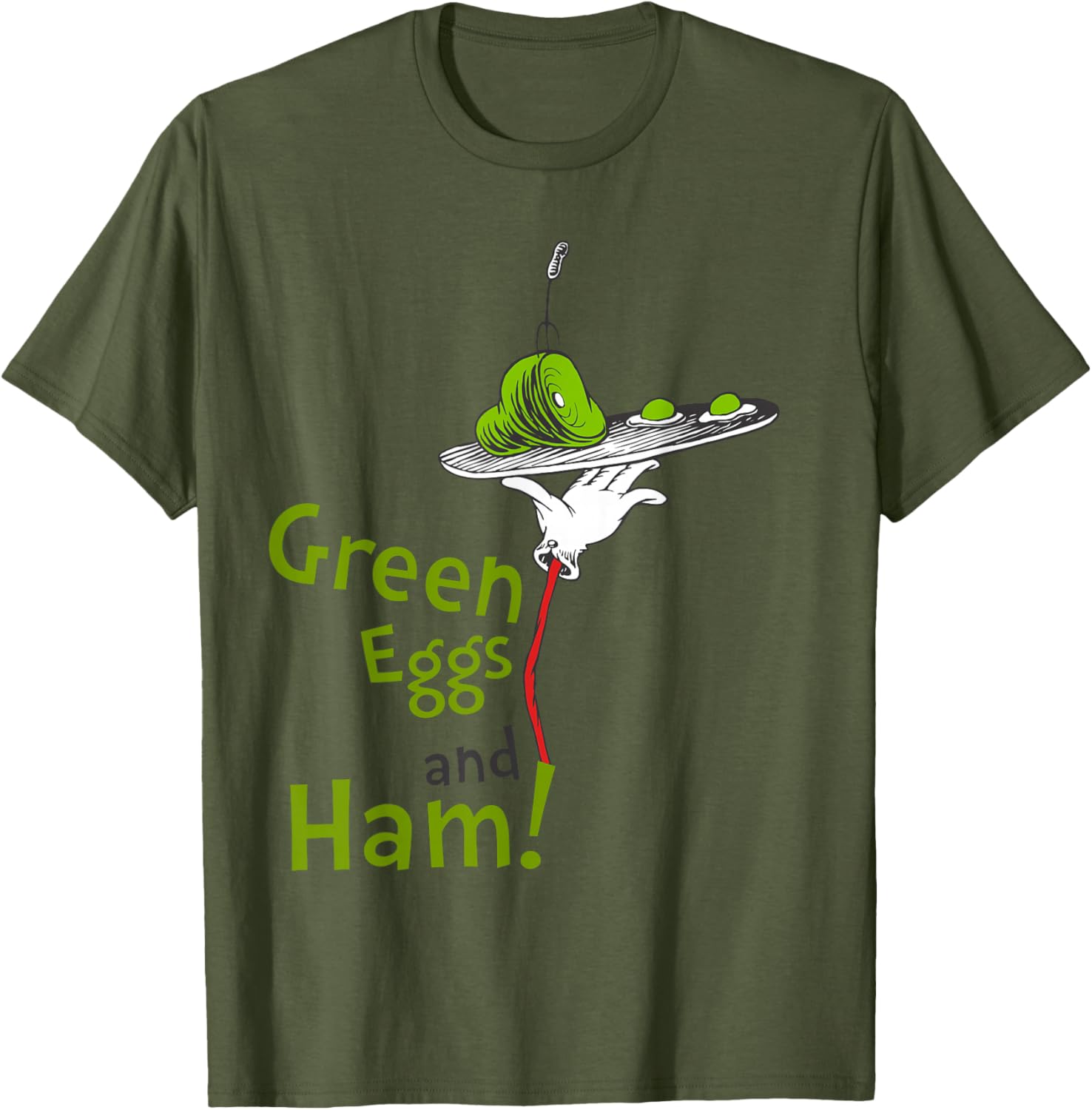 Dr. Seuss Green Eggs and Ham T-Shirt for Kids and Adults Fun Apparel - 4