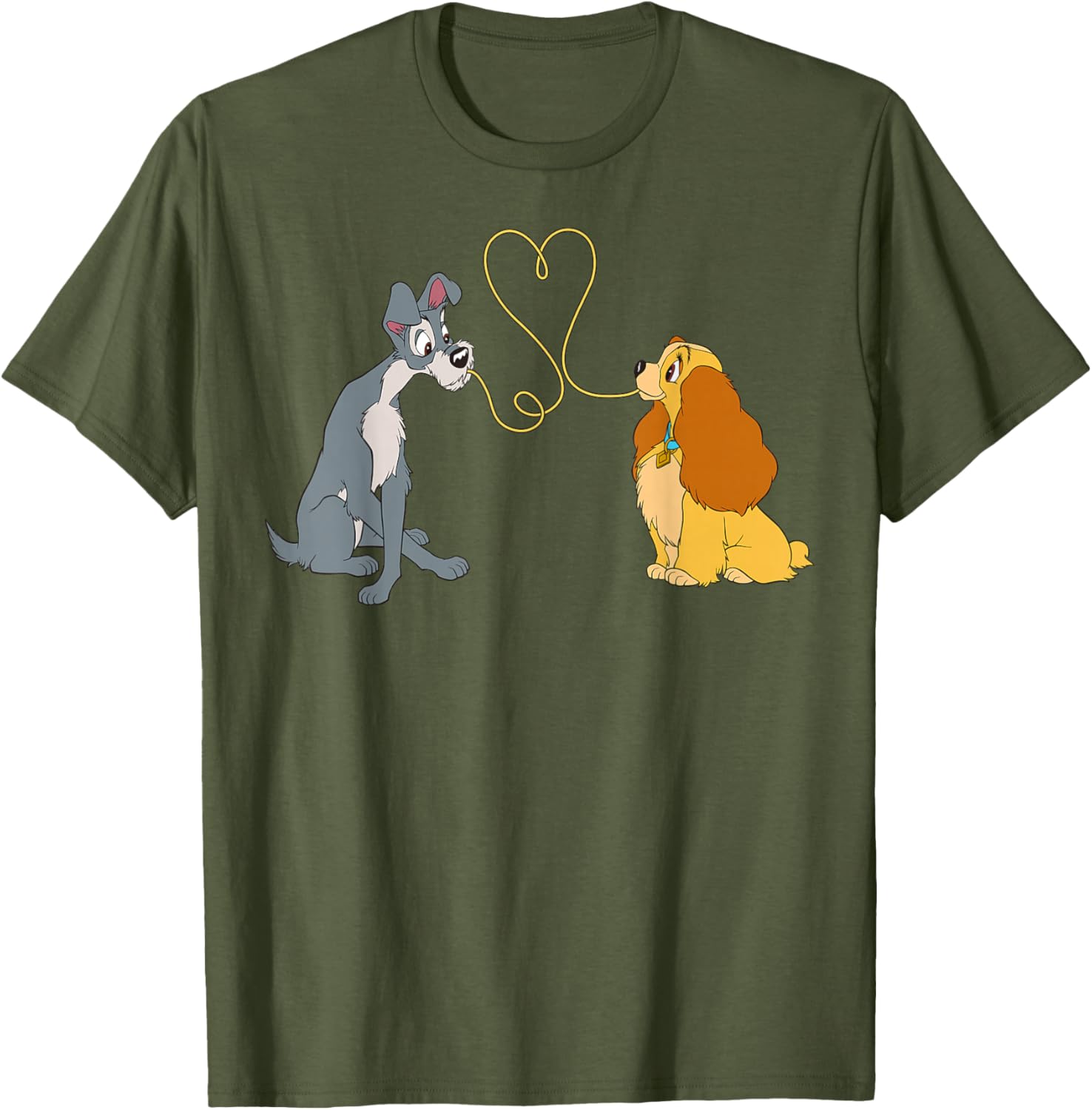 Disney Lady and The Tramp Bella Notte T-Shirt for Fans of Classic Romance - 14