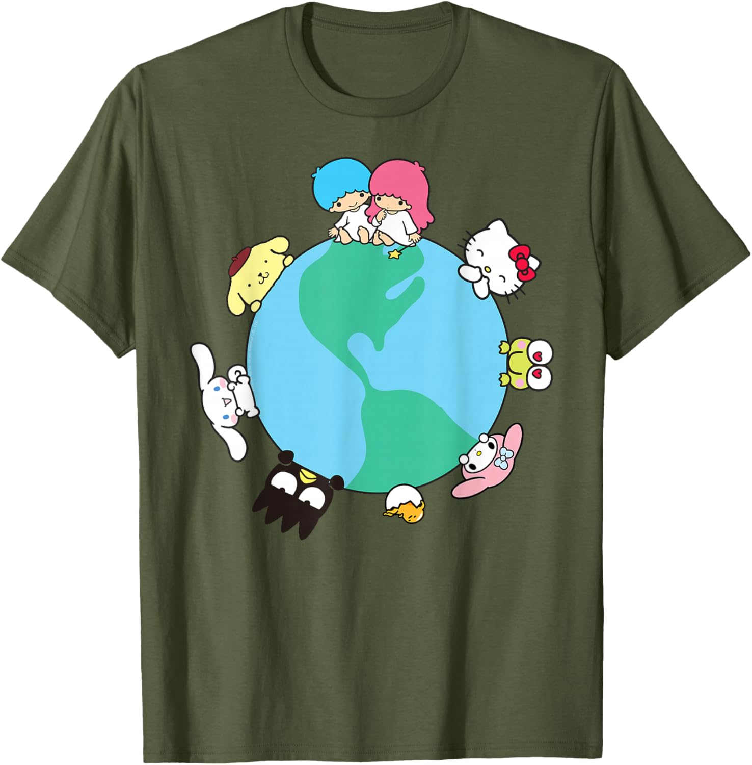 Hello Kitty and Friends Sanrio Earth T-Shirt for Fun and Fashion Lovers - 2