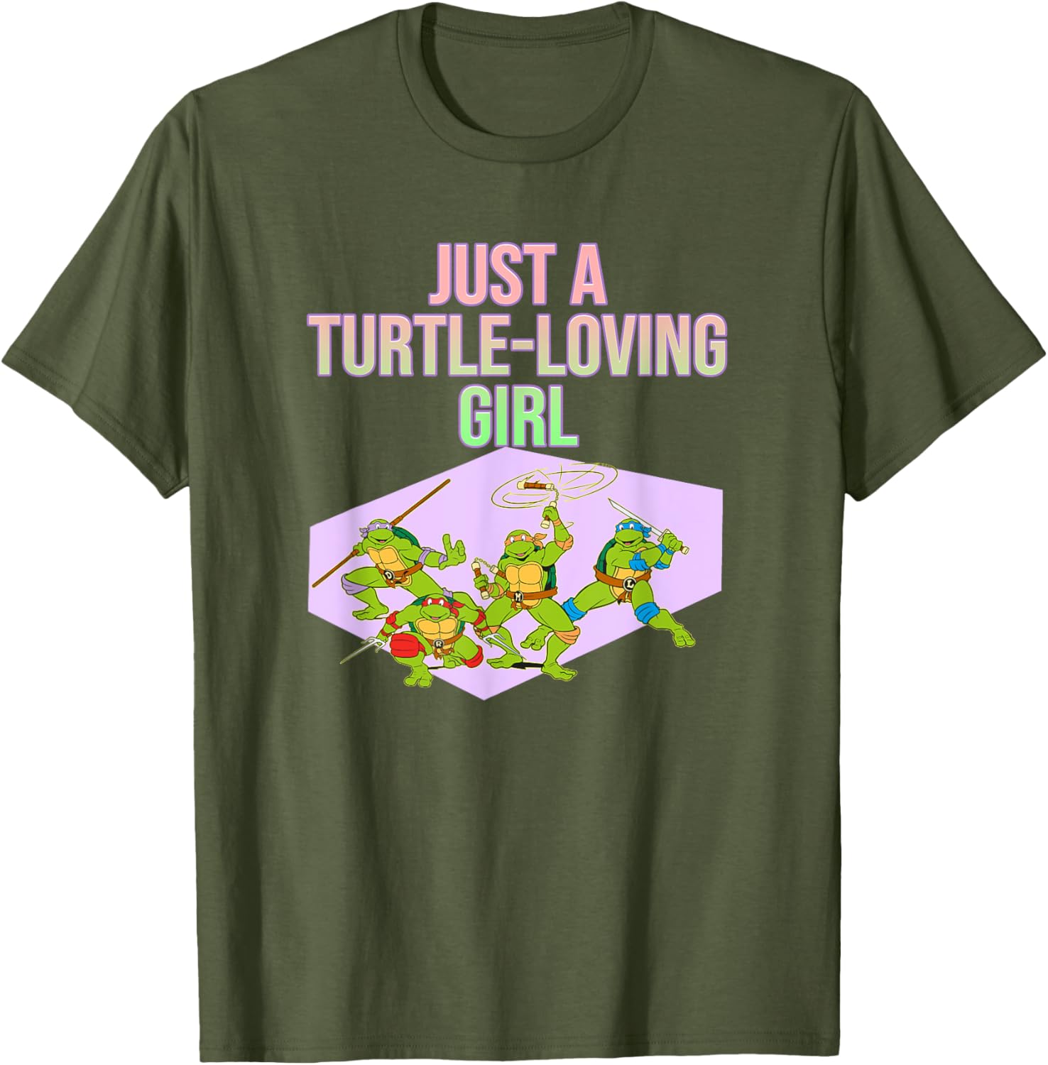 Mademark Teenage Mutant Ninja Turtles Turtle-Loving Girl T-Shirt - 5