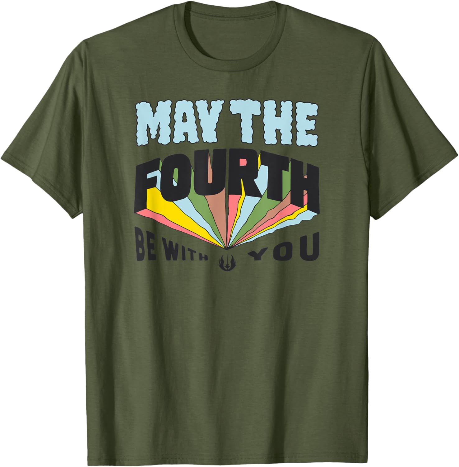 Fun Blue May the Fourth Boys T-Shirt Multi Color Small Size Clothing - 5