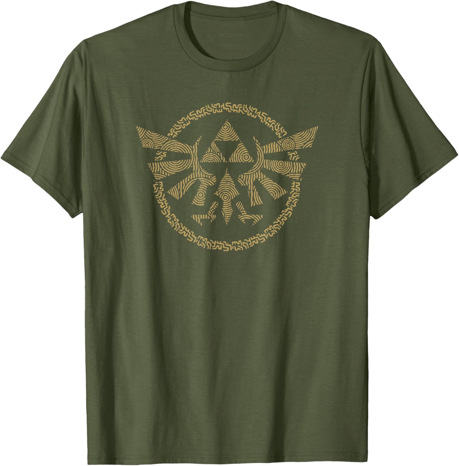 Legend of Zelda Tears of the Kingdom Hyrule Badge T-Shirt for Gamers - 9