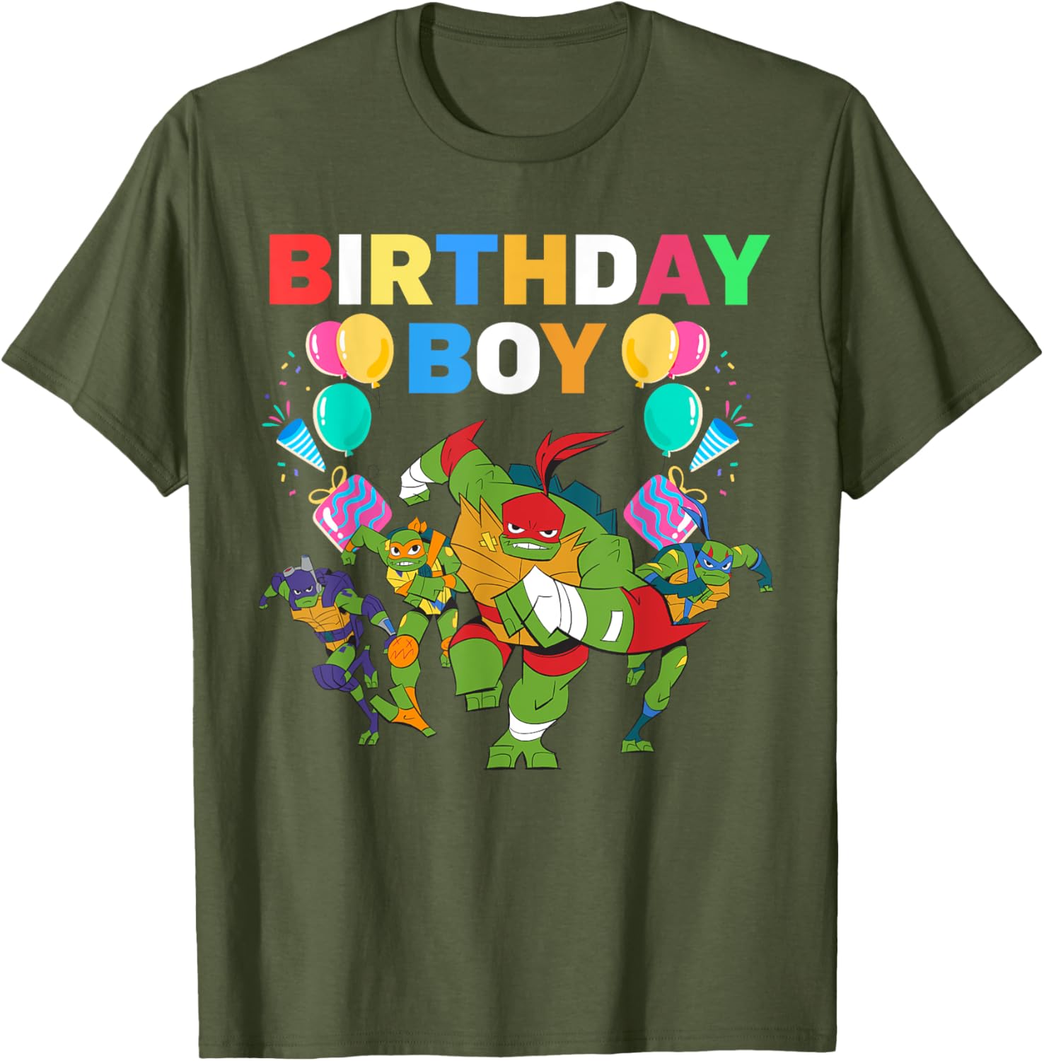 Teenage Mutant Ninja Turtles Birthday Boy T-Shirt Gift for Fans - 2