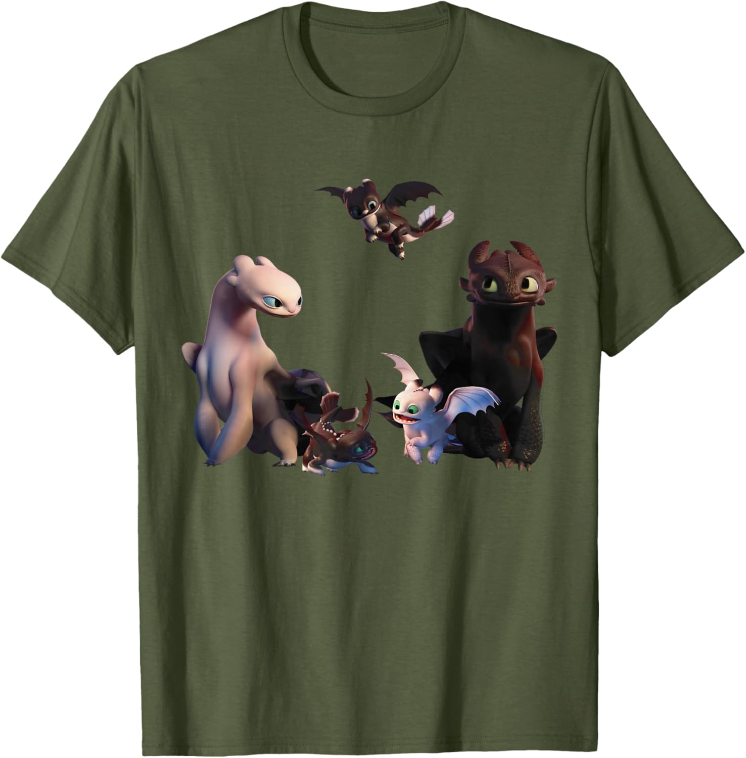 Night Fury Family T-Shirt from How to Train Your Dragon 3 - Perfect for Fans - 11