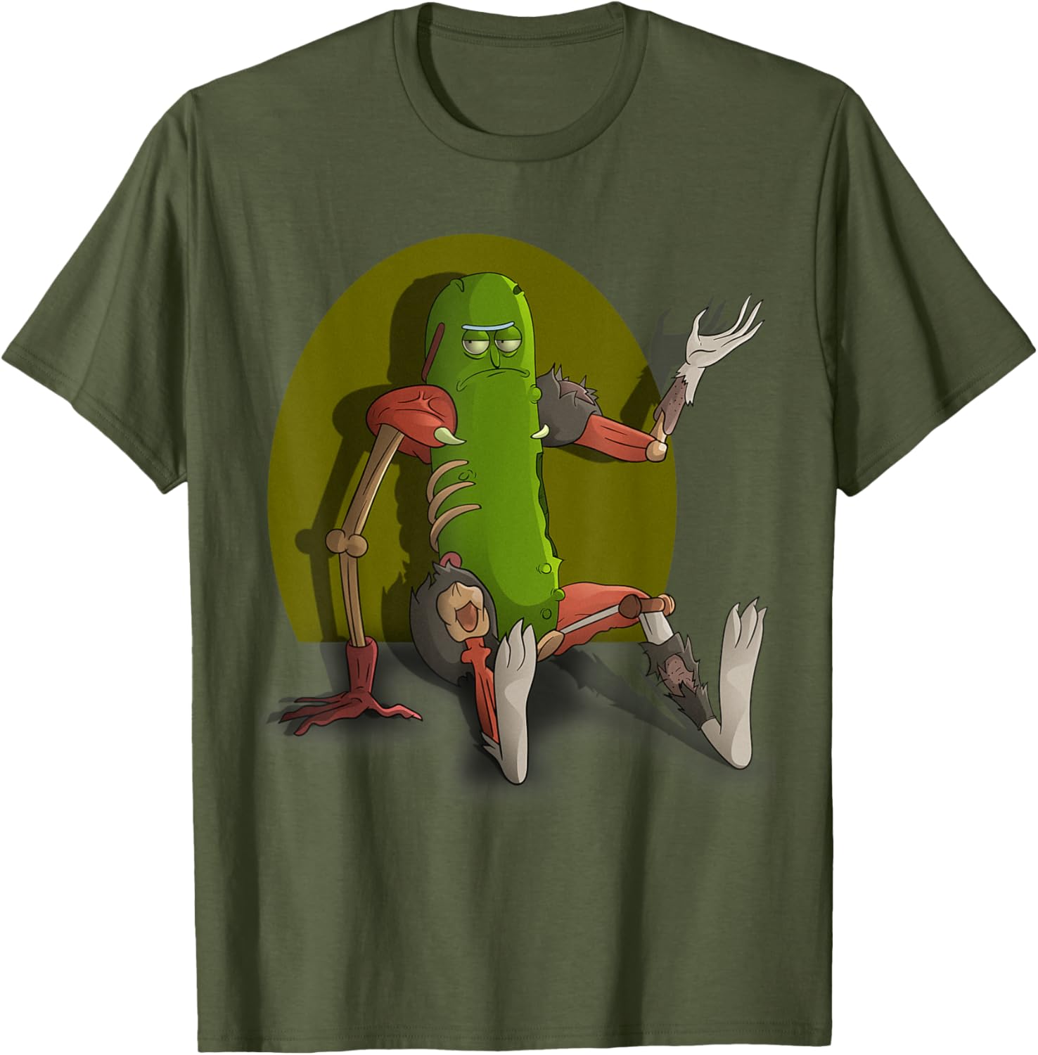 Mademark x Rick and Morty Pickle Rick Interview T-Shirt for Fans - 10