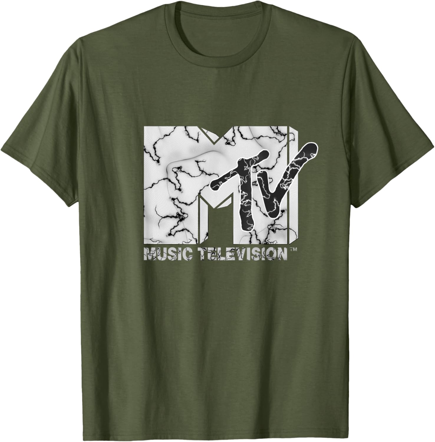 Mademark x MTV Electric Flashes Good Vibes T-Shirt for Trendy Style - 8