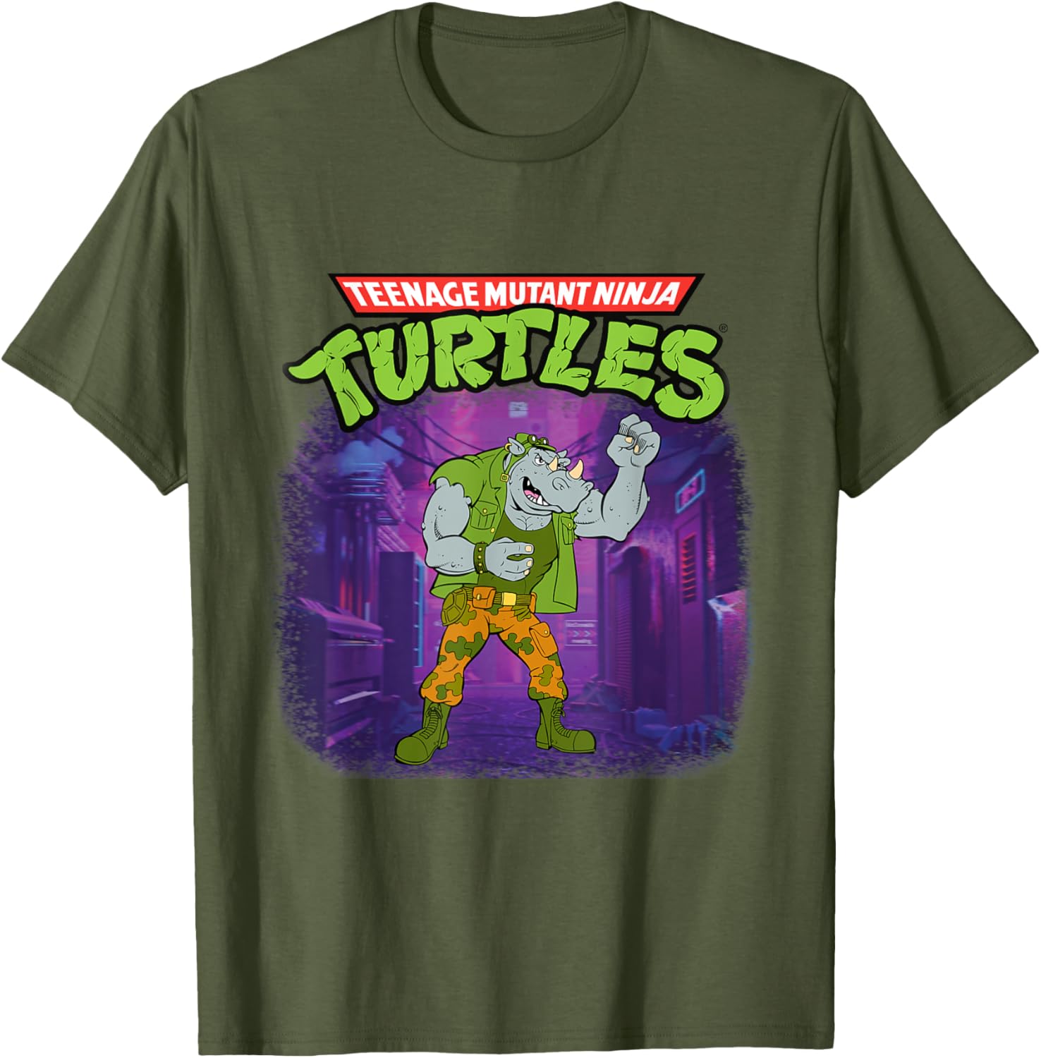 Mademark TMNT Rocksteady Rhino T-Shirt for Teenage Mutant Ninja Turtles Fans - 9