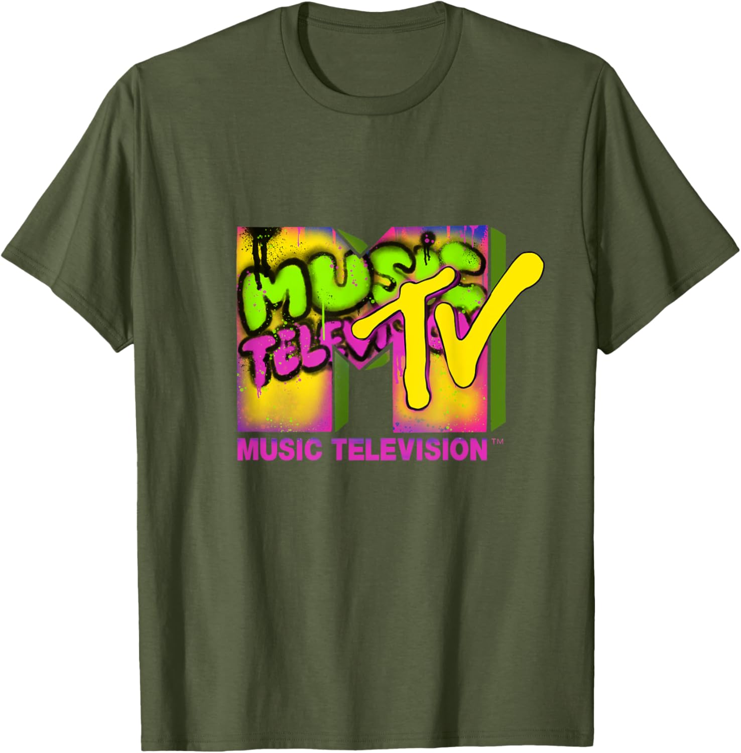 Mademark x MTV Official Logo Graffiti Tag T-Shirt for Music Lovers - 11