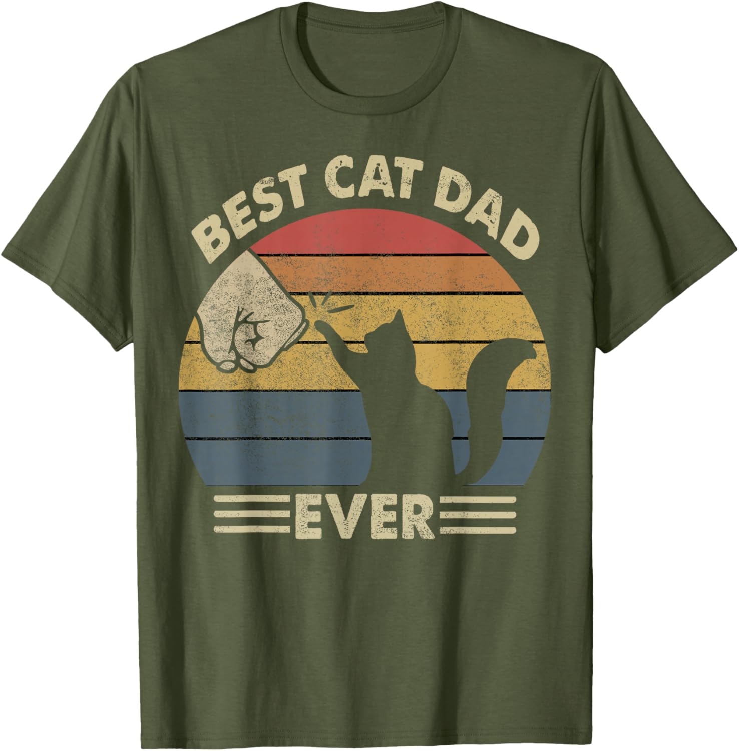 Funny Cat Dad T-Shirt for Men - Best Gift for Cat Lovers - 8