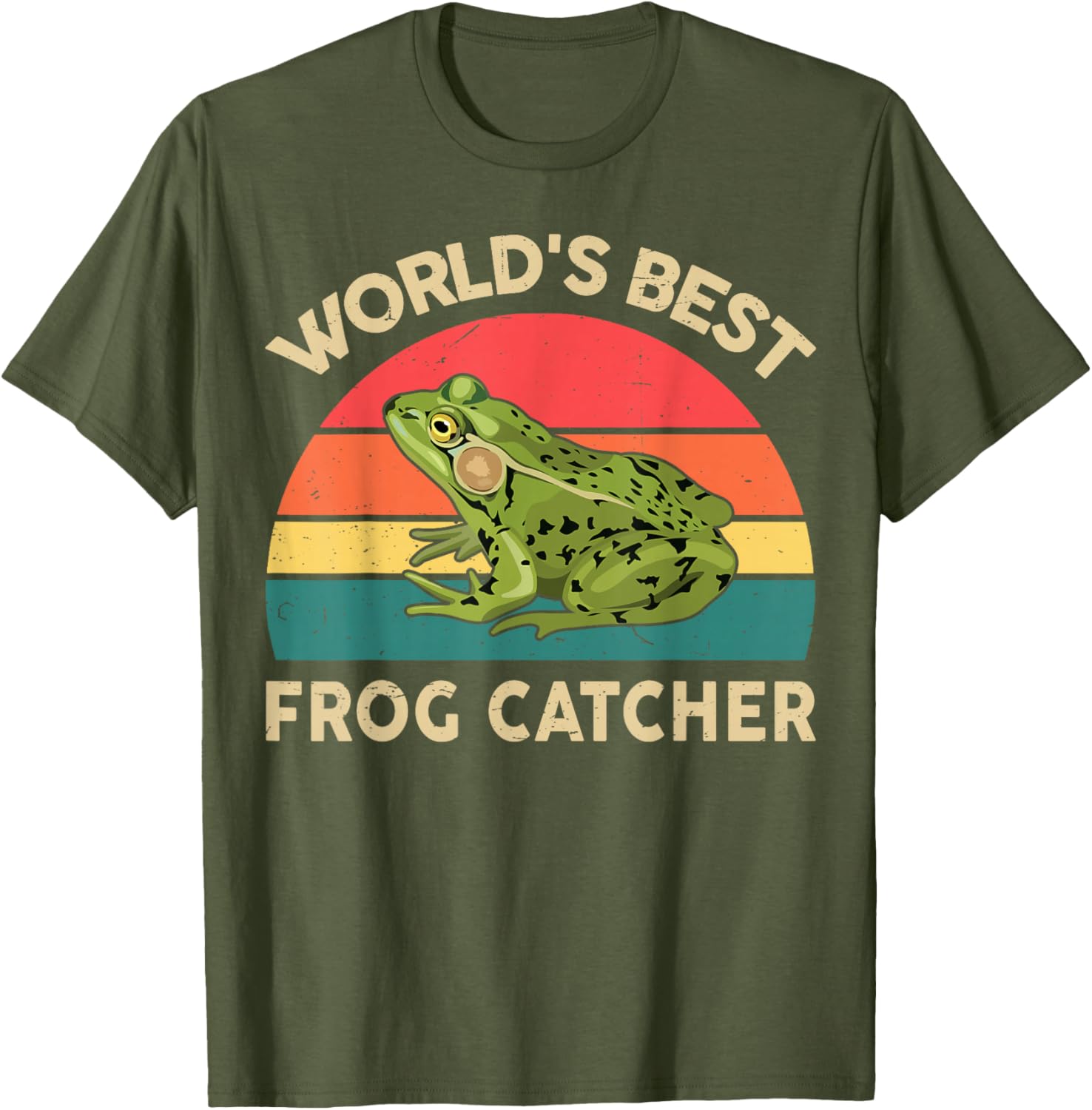 Funny Frog Catcher T-Shirt for Toddler Boys - Kids Graphic Tee - 7
