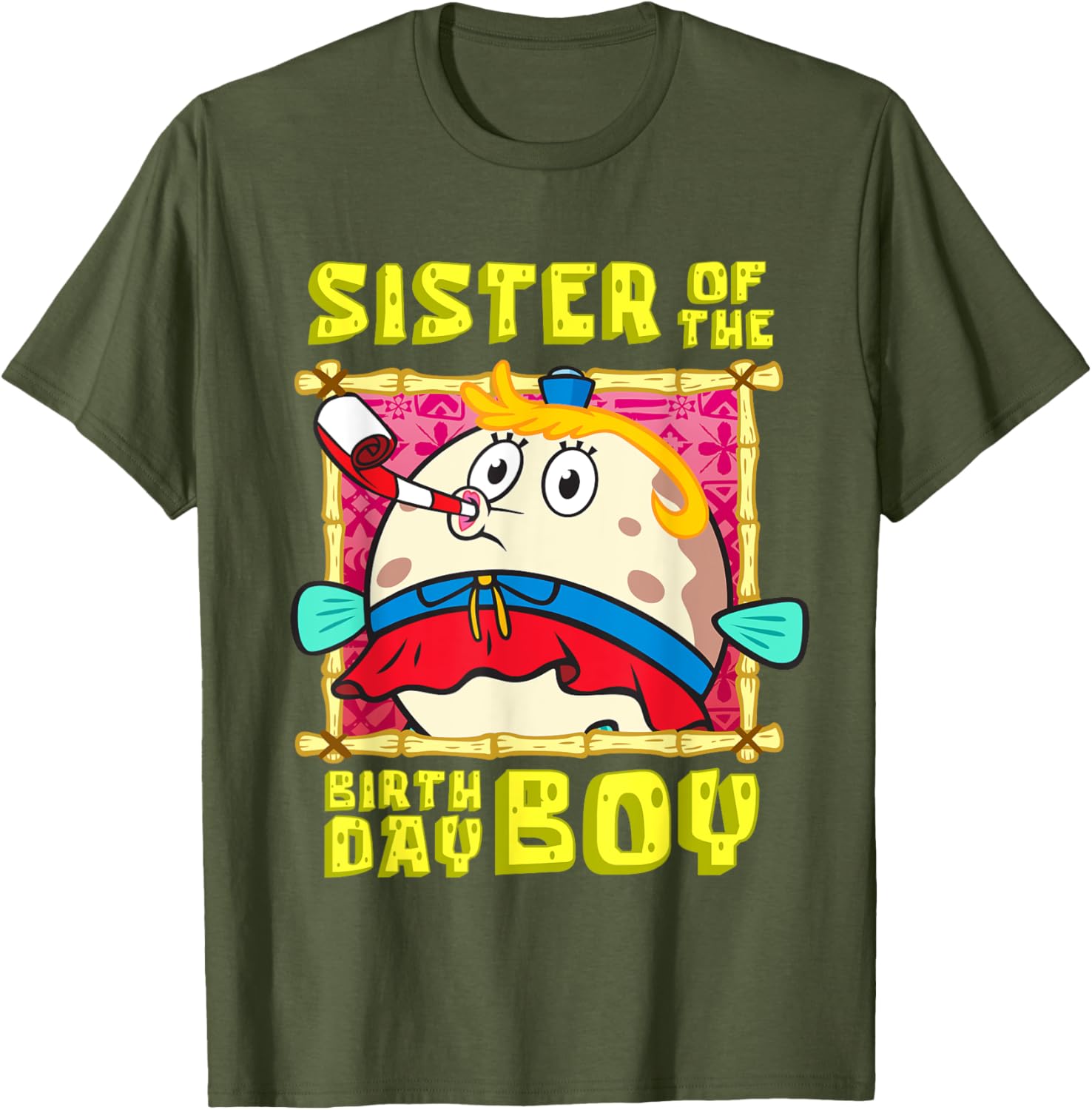Mademark x SpongeBob SquarePants Mrs Puff Gift T-Shirt for Girls - 9