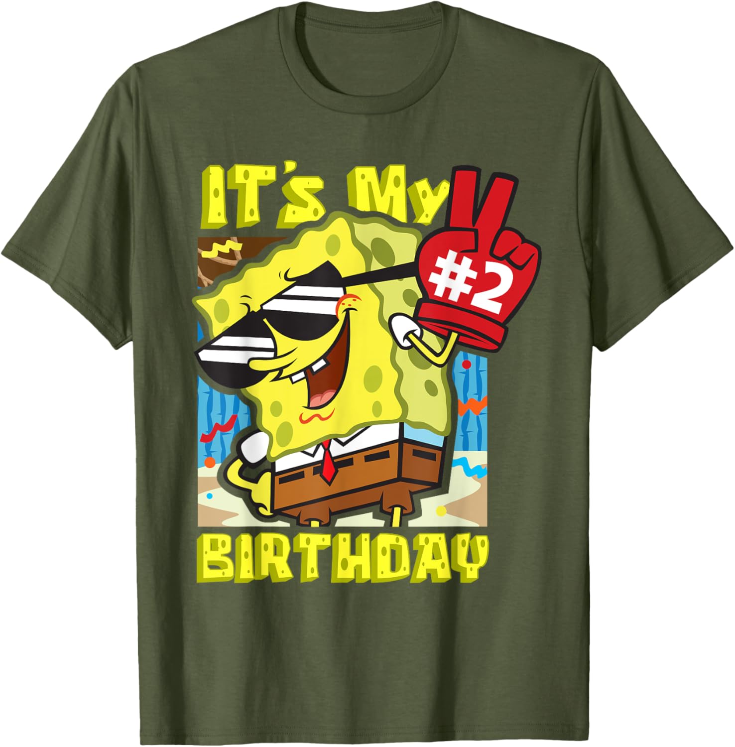 SpongeBob 2nd Birthday T-Shirt for Boys and Girls – Fun Gift Idea! - 15